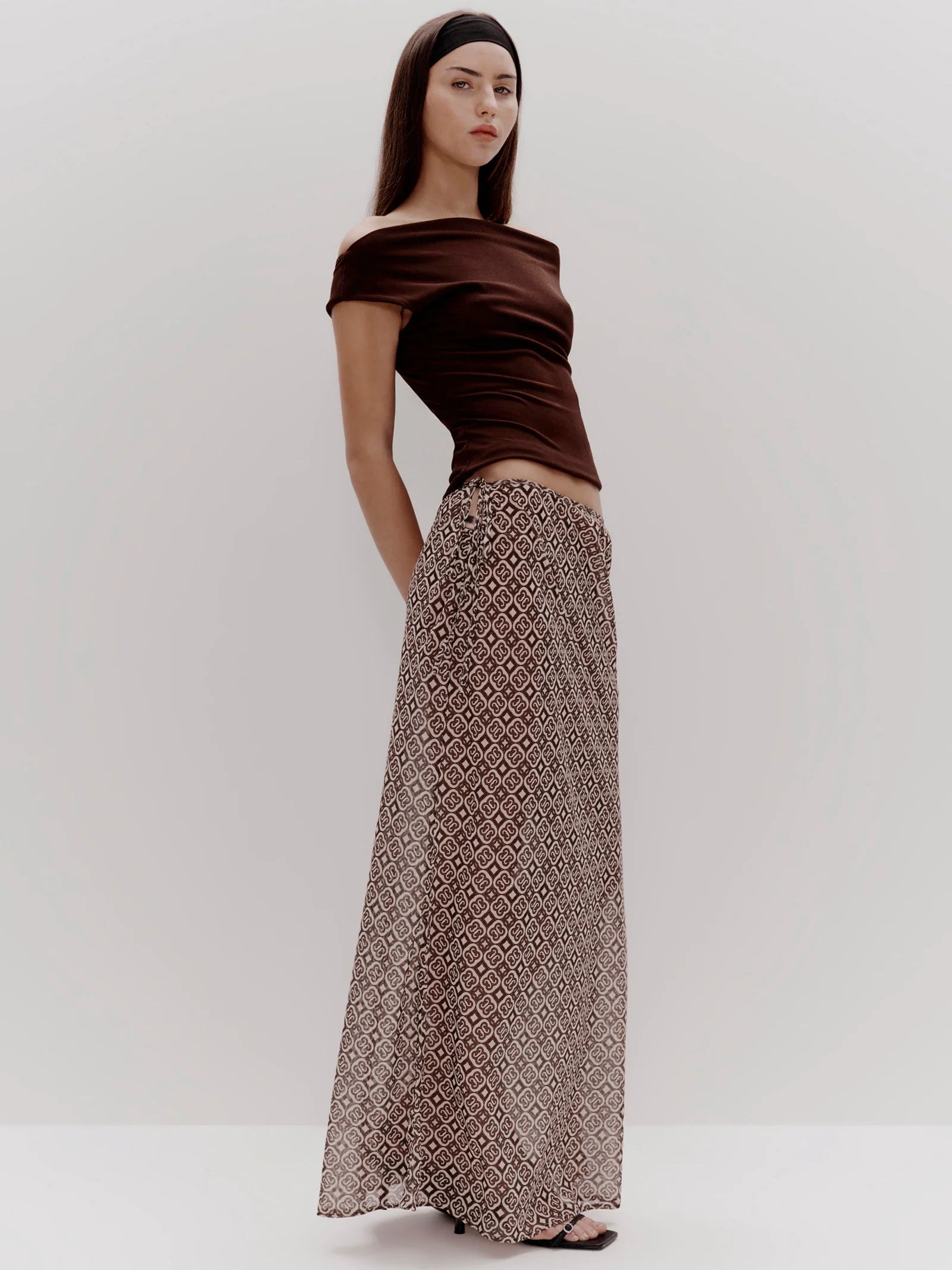 Camilla Cowl Neck Top - Image 2