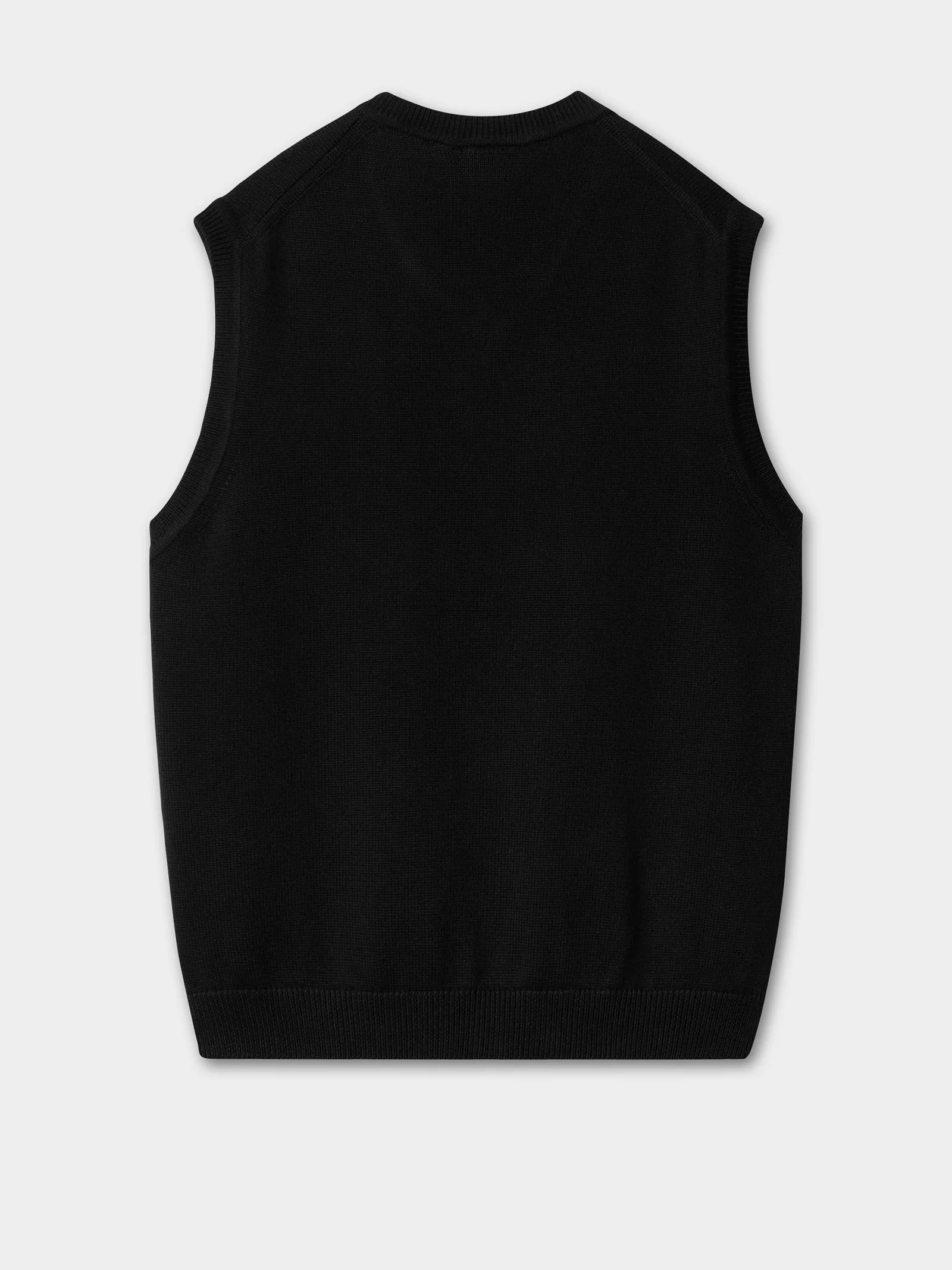 Carhartt Madison Vest Sweater - Black/Wax - Image 7