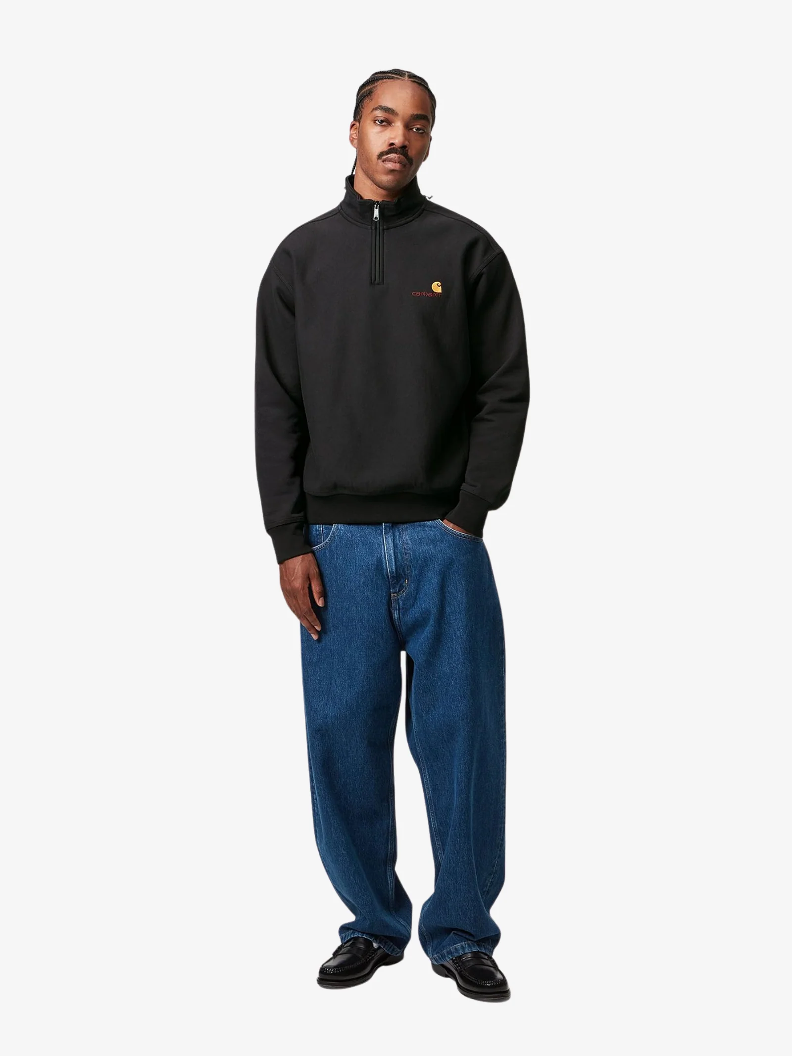Half Zip American Script Sweat - Image 2