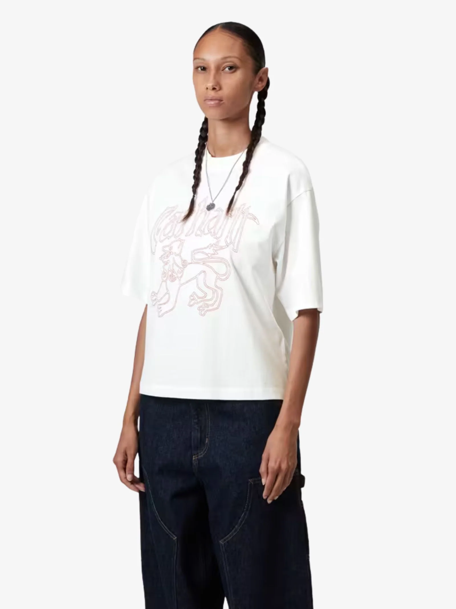 Women’s Short Sleeve Hackwork T-Shirt - Image 2