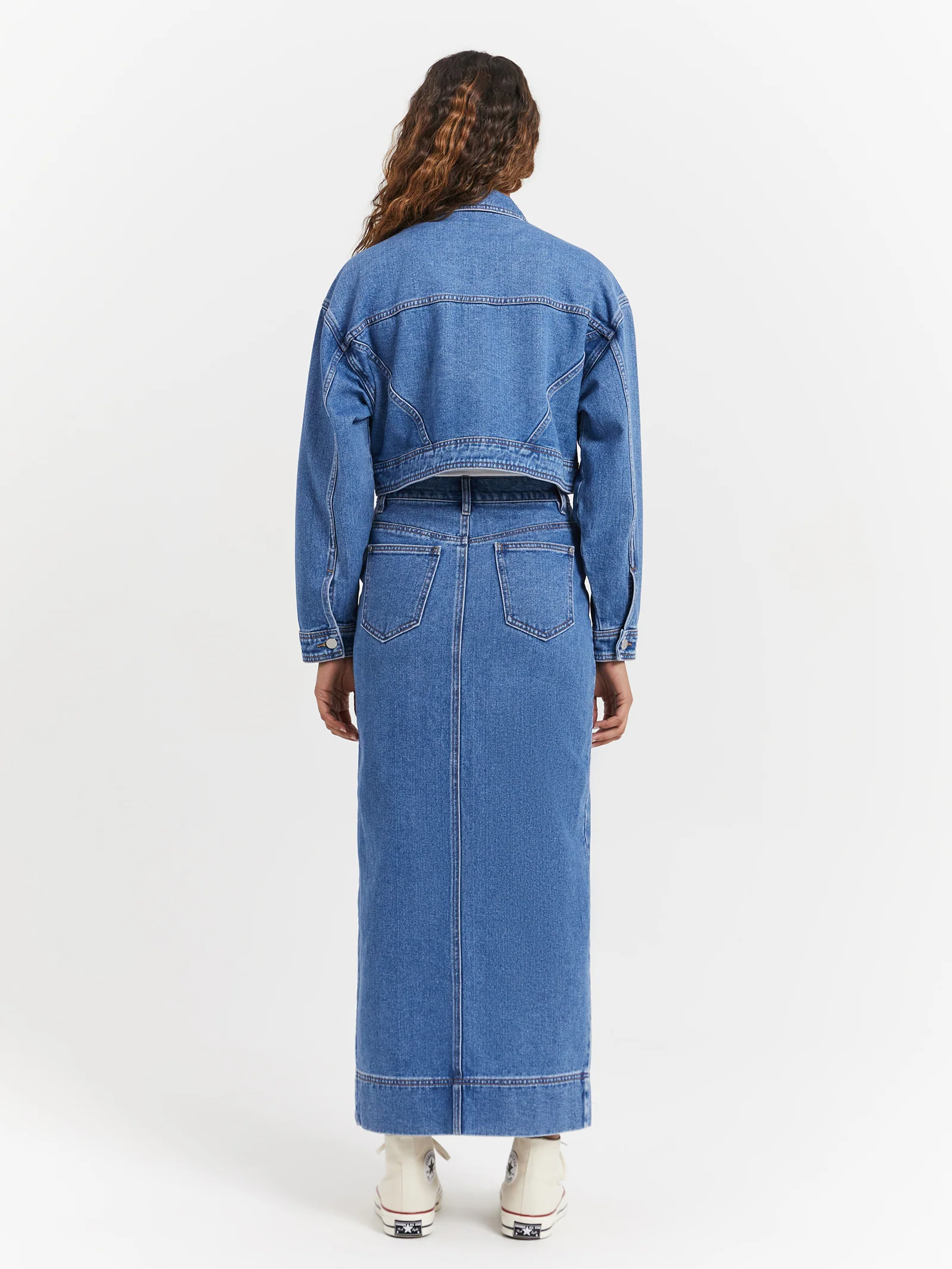 Carrie Cropped Trucker Jacket - Image 5