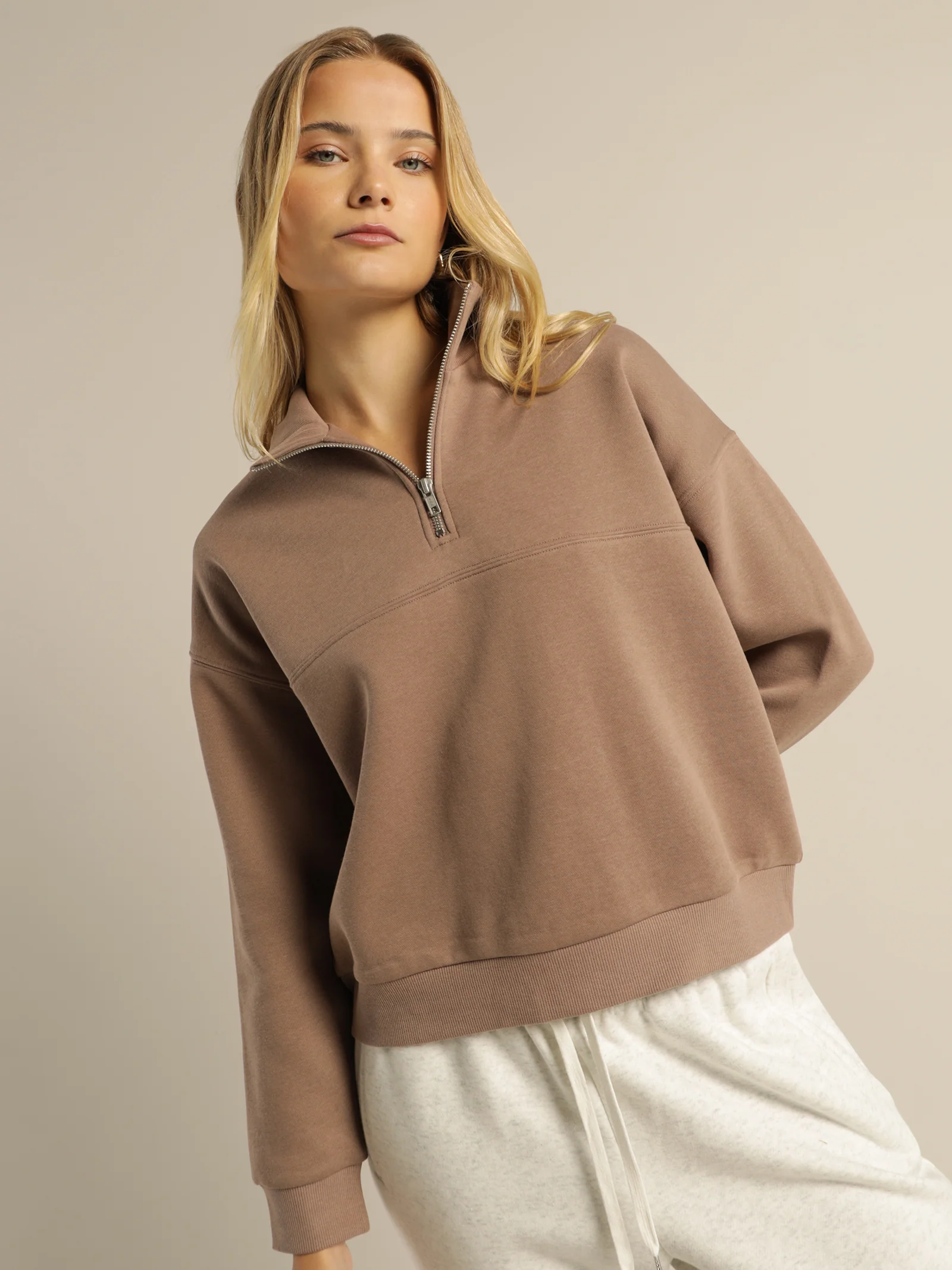 Carter Zip Front Sweat - Image 2