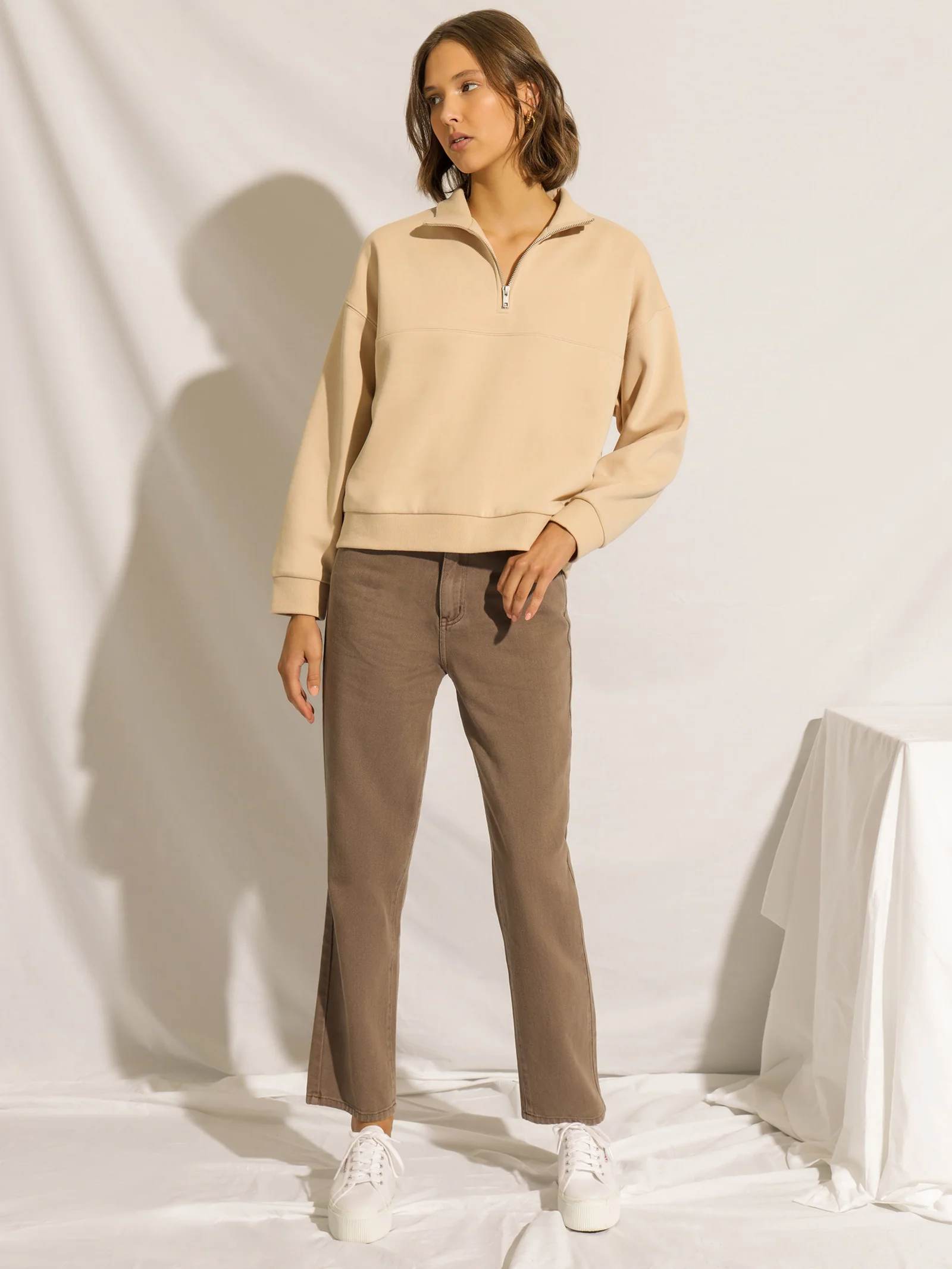 Carter Zip Front Sweat - Image 4