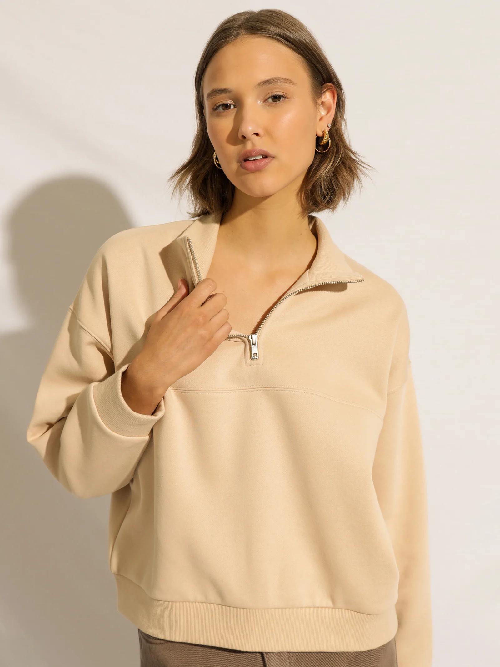 Carter Zip Front Sweat - Image 5