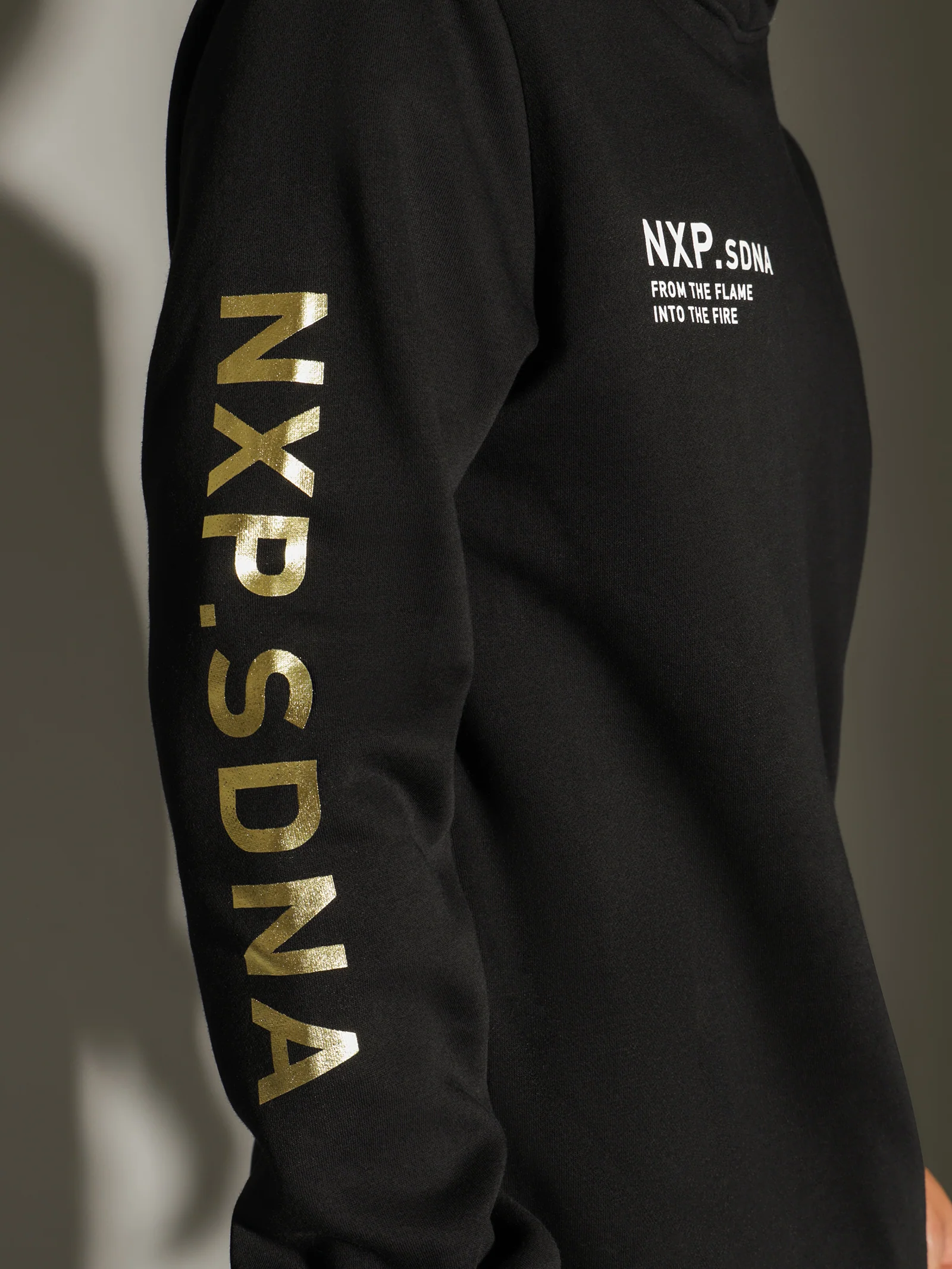 Catastrophy Hooded Dual Curved Sweater - Image 5