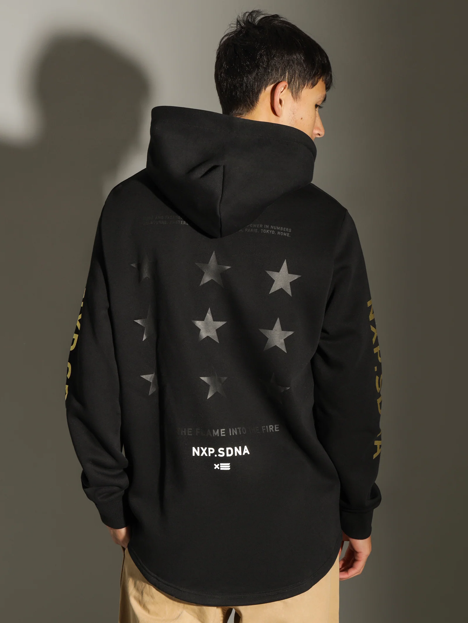 Catastrophy Hooded Dual Curved Sweater - Image 6