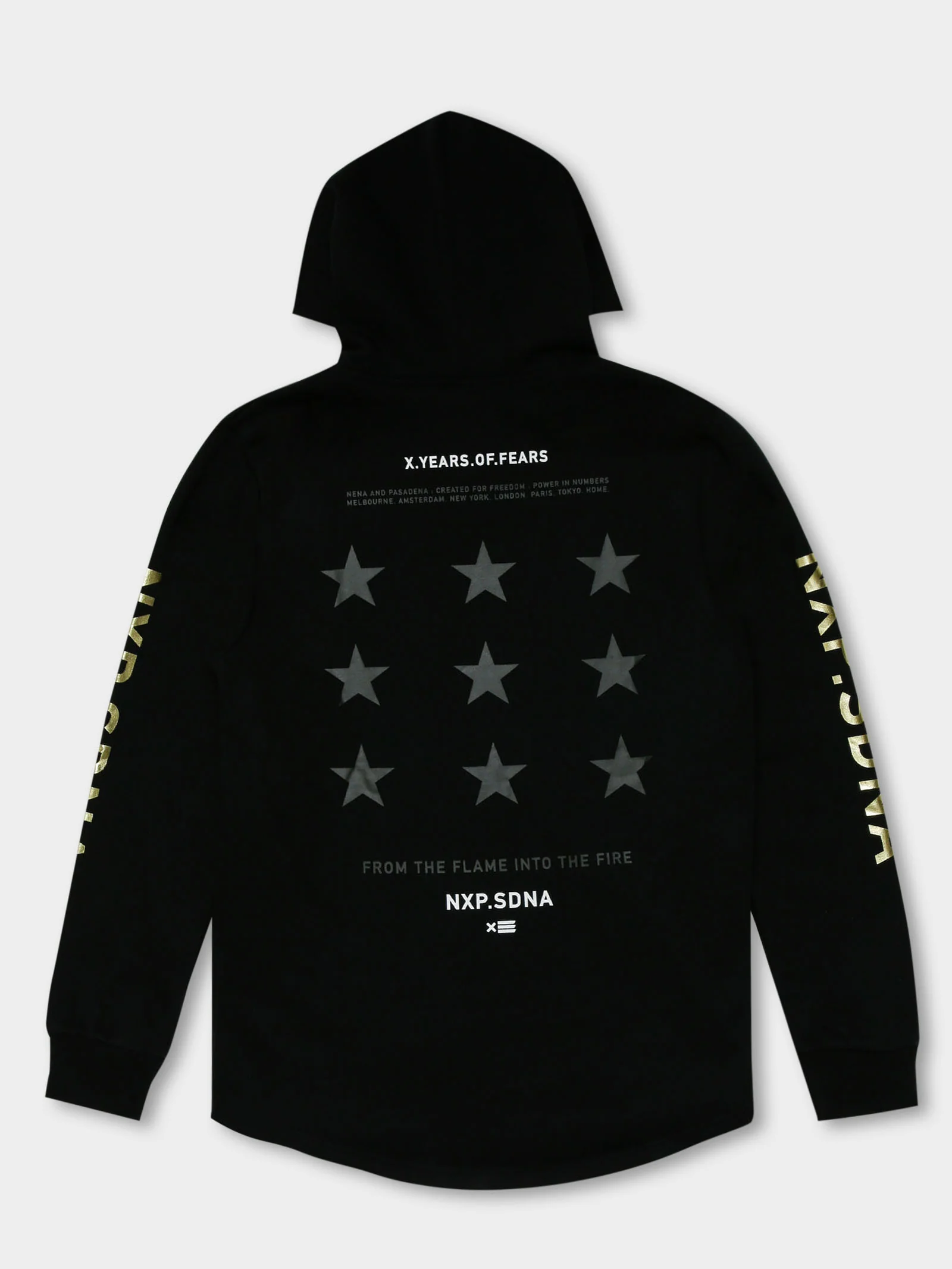 Catastrophy Hooded Dual Curved Sweater - Image 8