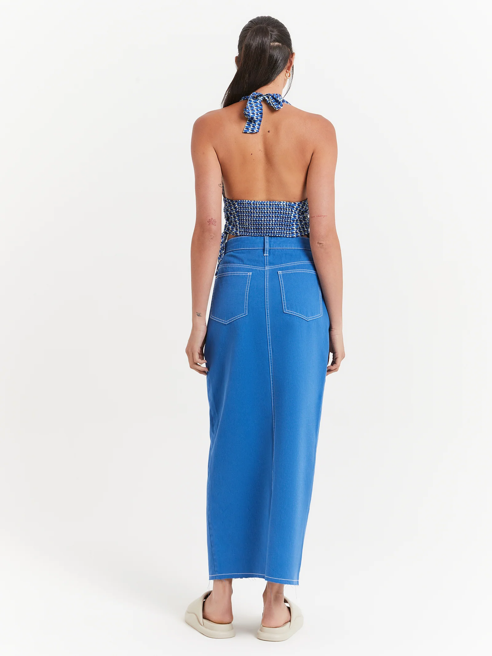 Celine Slit Maxi Skirt - Image 5