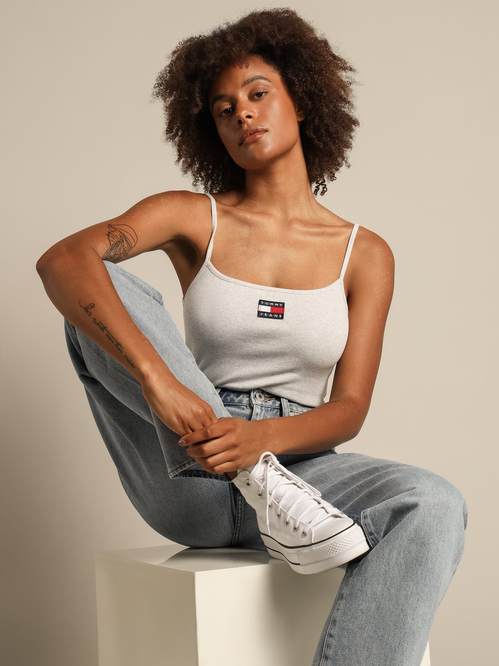 Center Badge Strap Top - Image 2