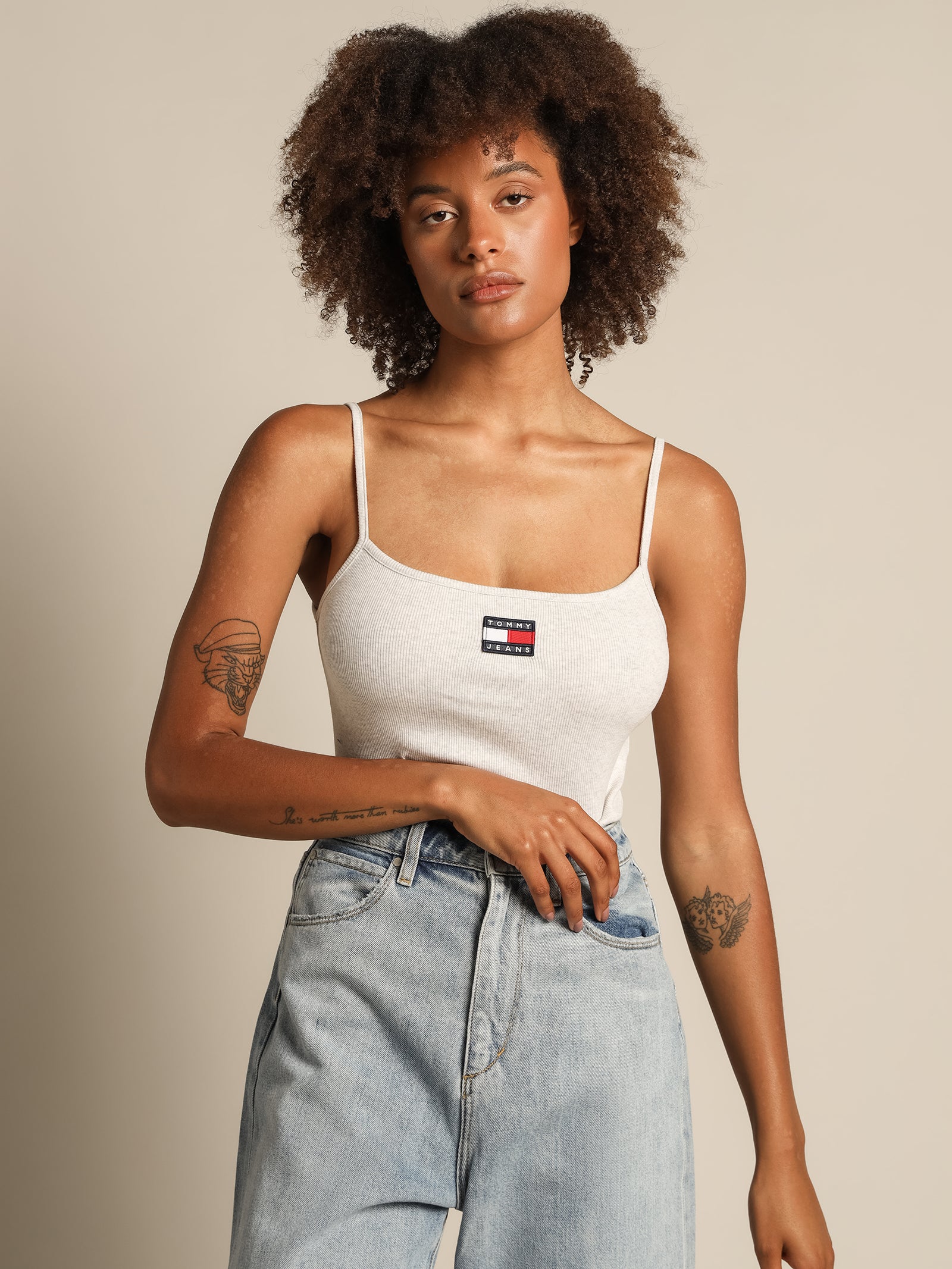 Center Badge Strap Top - Image 3