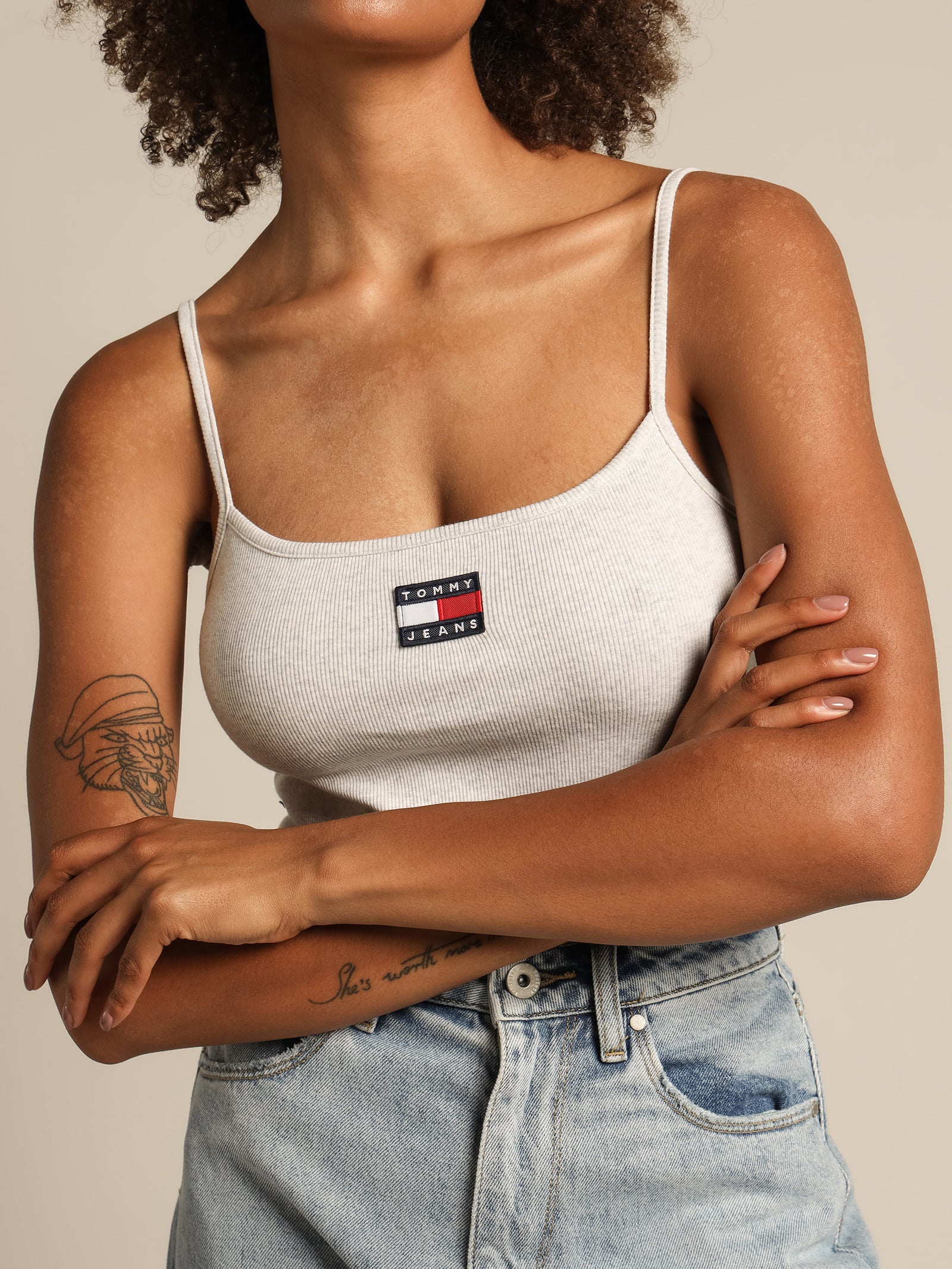 Center Badge Strap Top - Image 5