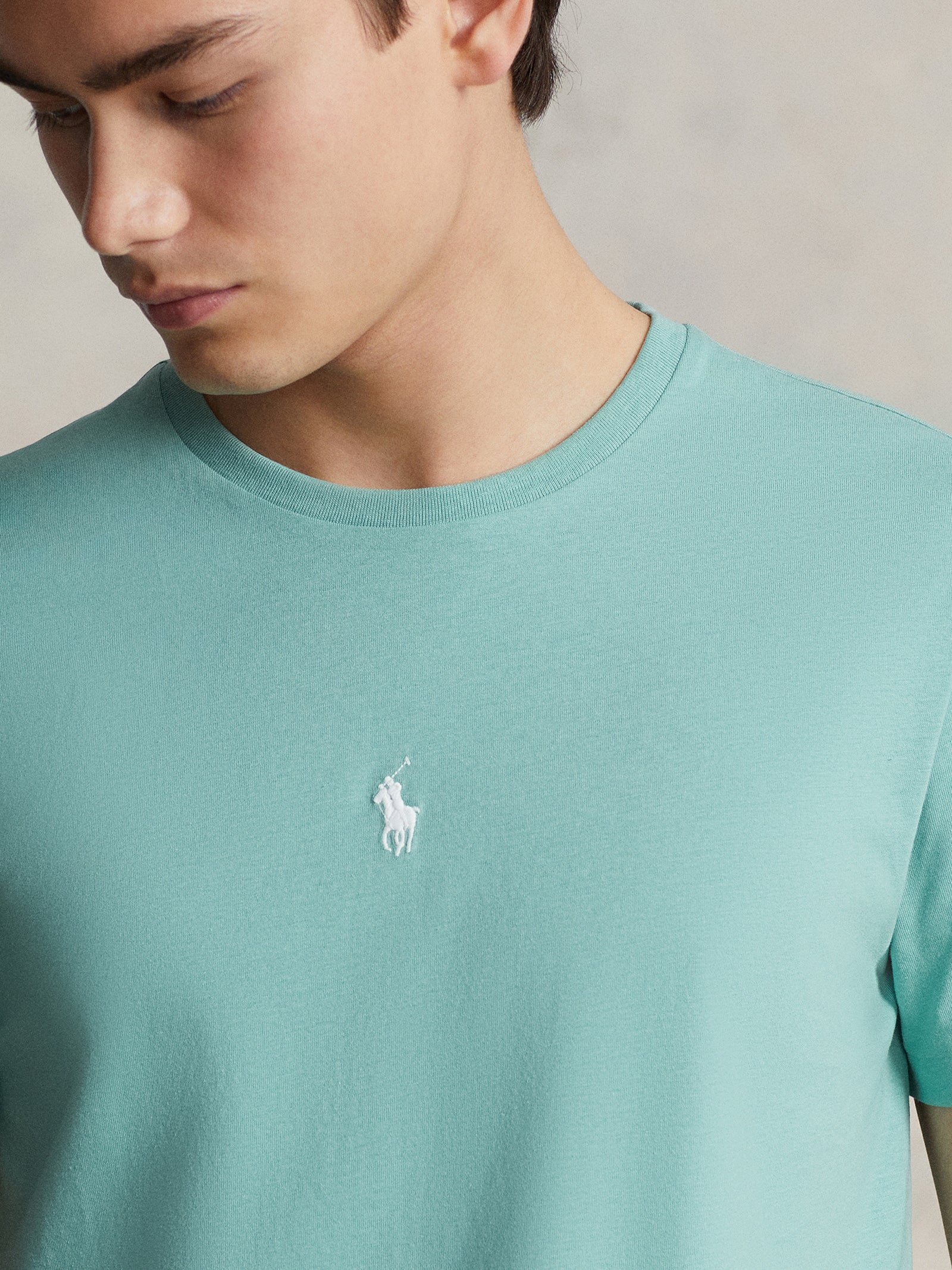 Centre Embroidered T-Shirt - Image 3