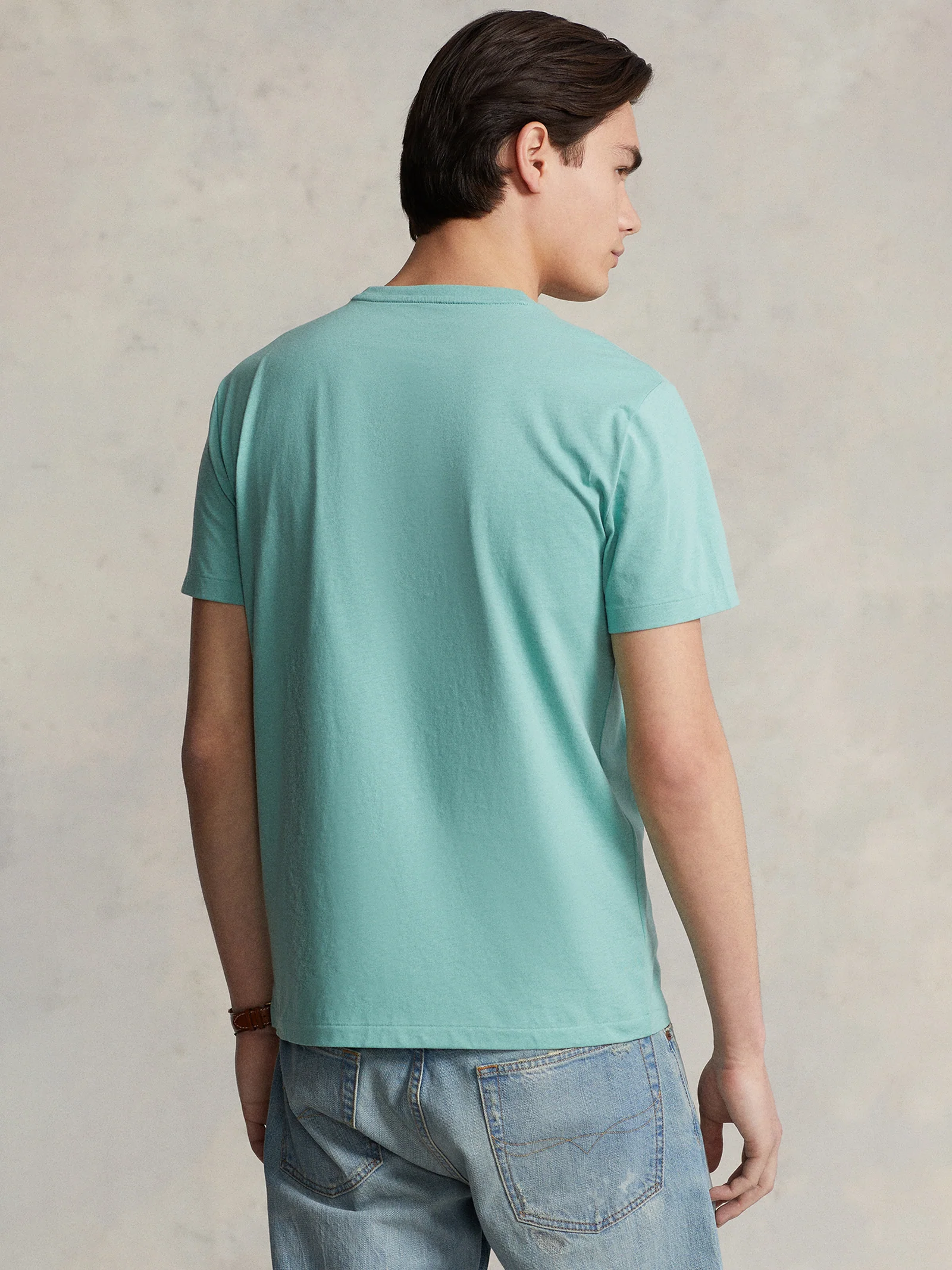 Centre Embroidered T-Shirt - Image 4
