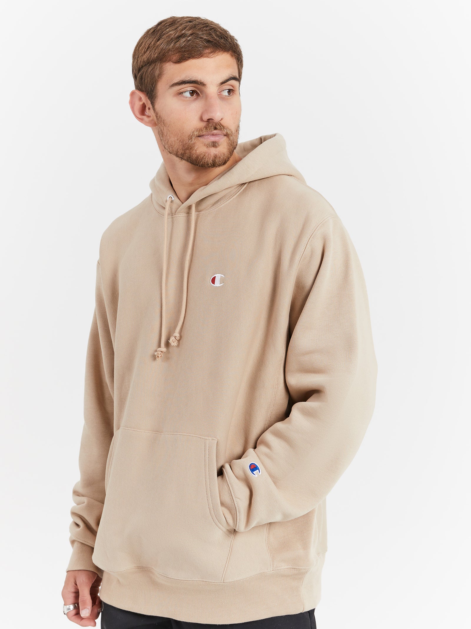 Reverse Weave C Logo Hoodie - Image 3