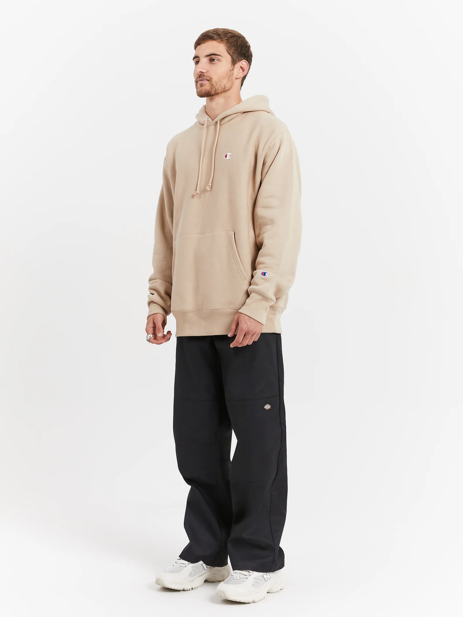 Reverse Weave C Logo Hoodie - Image 4