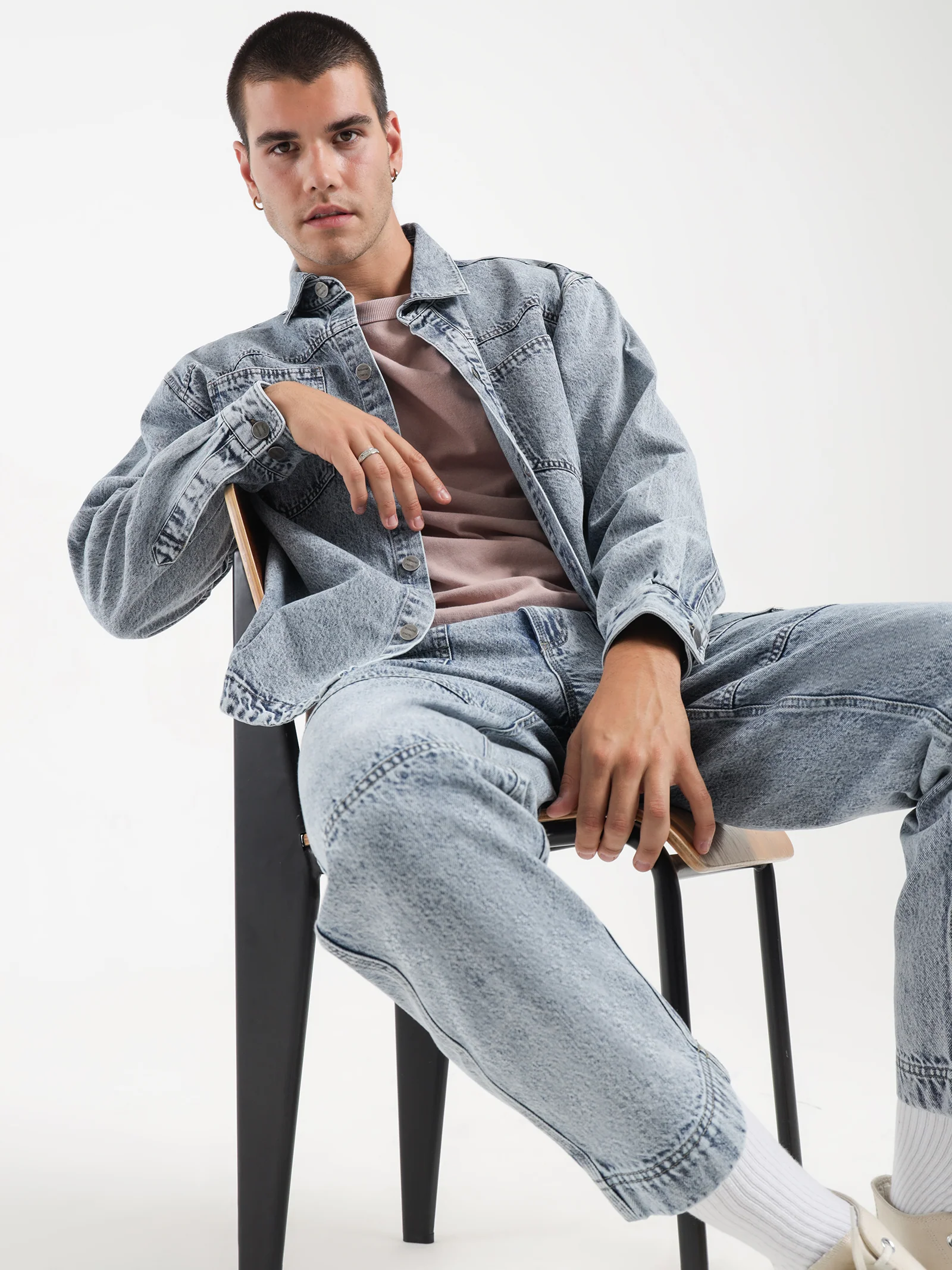 Chaos Denim Overshirt - Image 2