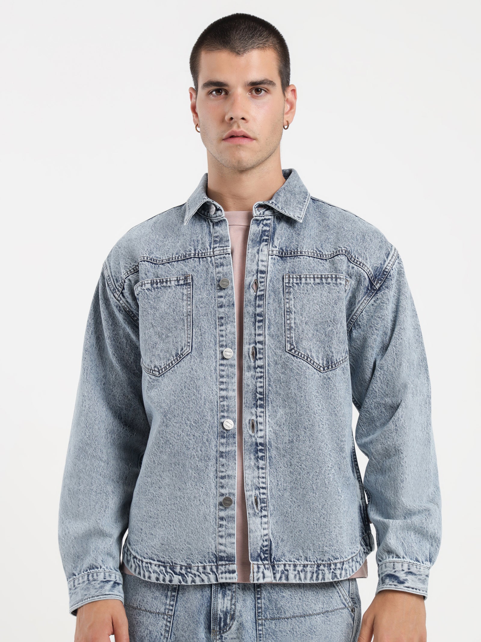 Chaos Denim Overshirt - Image 4