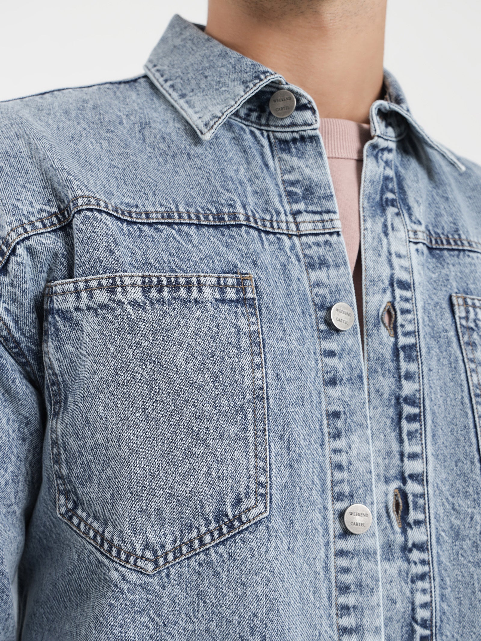 Chaos Denim Overshirt - Image 5