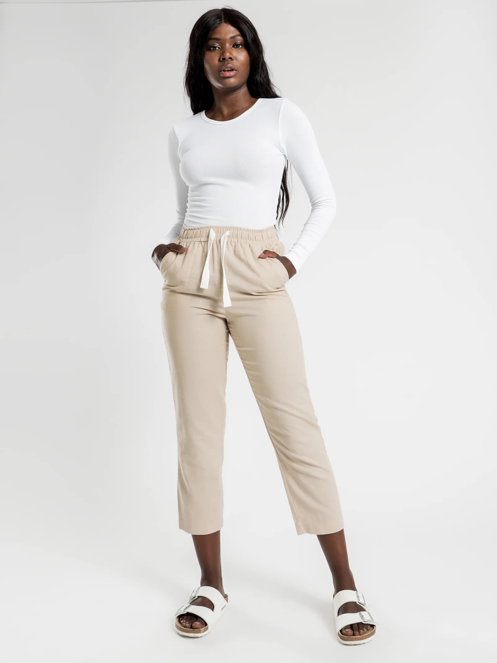 Charlie Long Sleeve Rib T-Shirt - Image 5