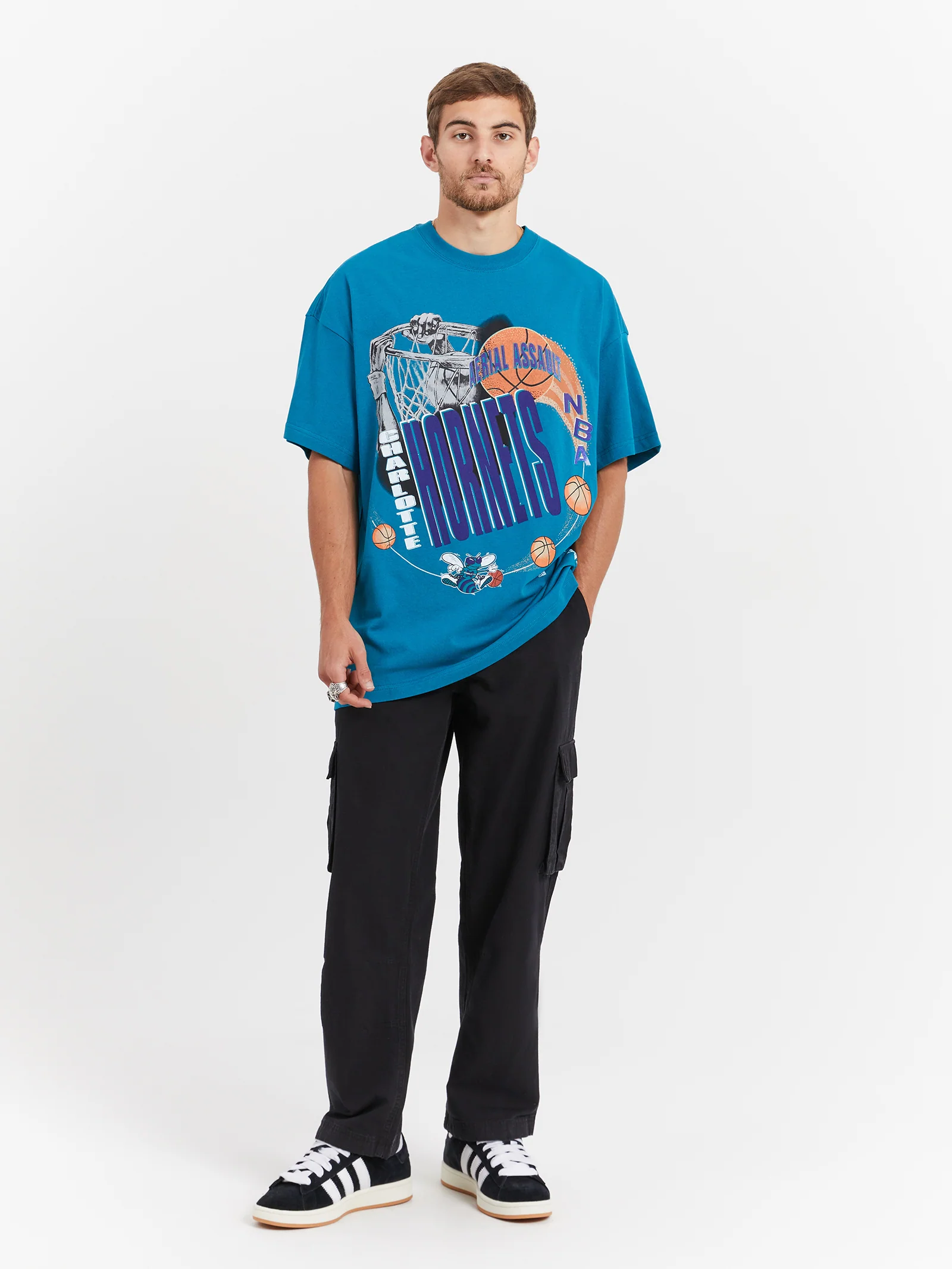 Charlotte Hornets Aerial Assault T-Shirt - Image 2