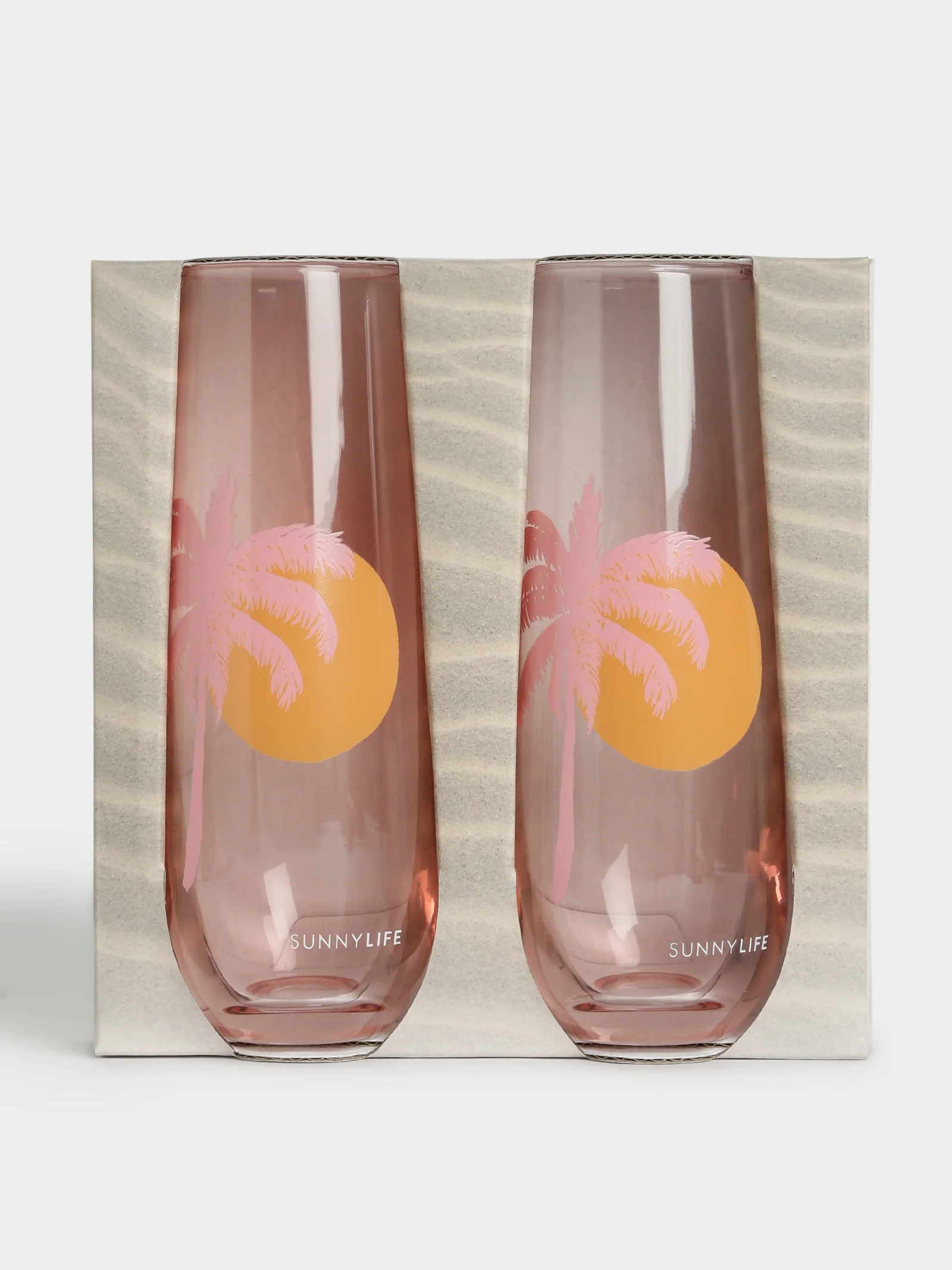 Cheers Stemless Glass Champagne Flutes - Image 3