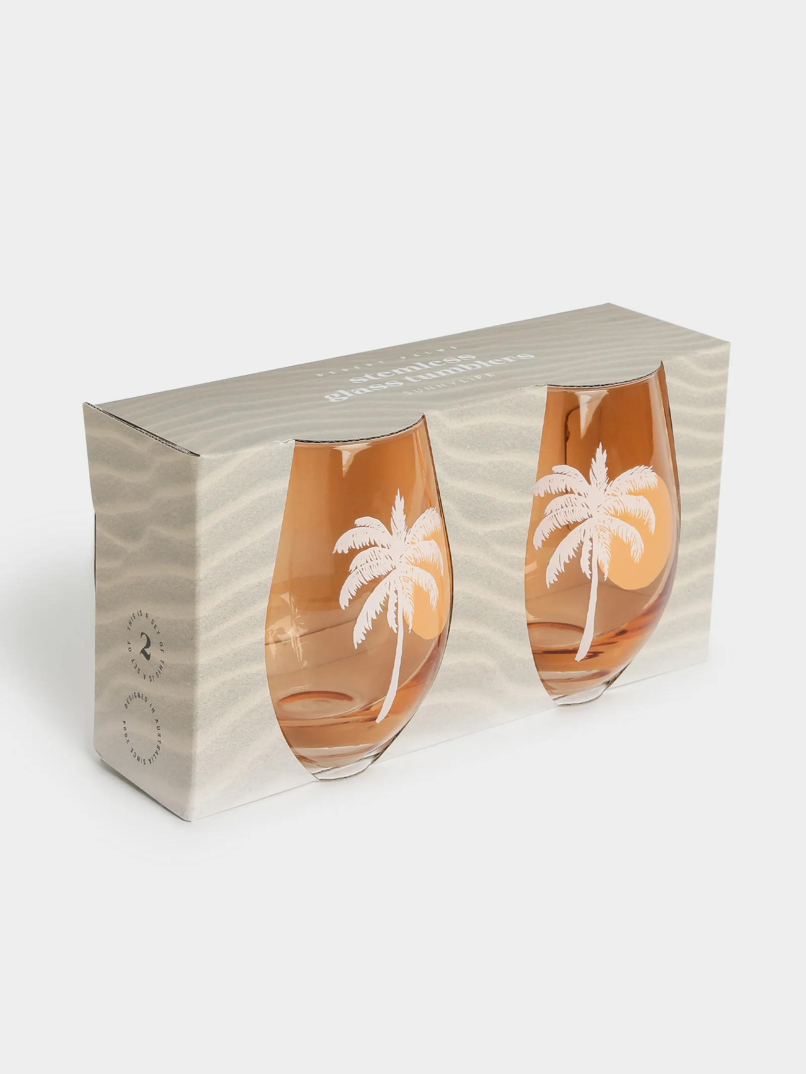 Cheers Stemless Glass Tumblers - Image 2