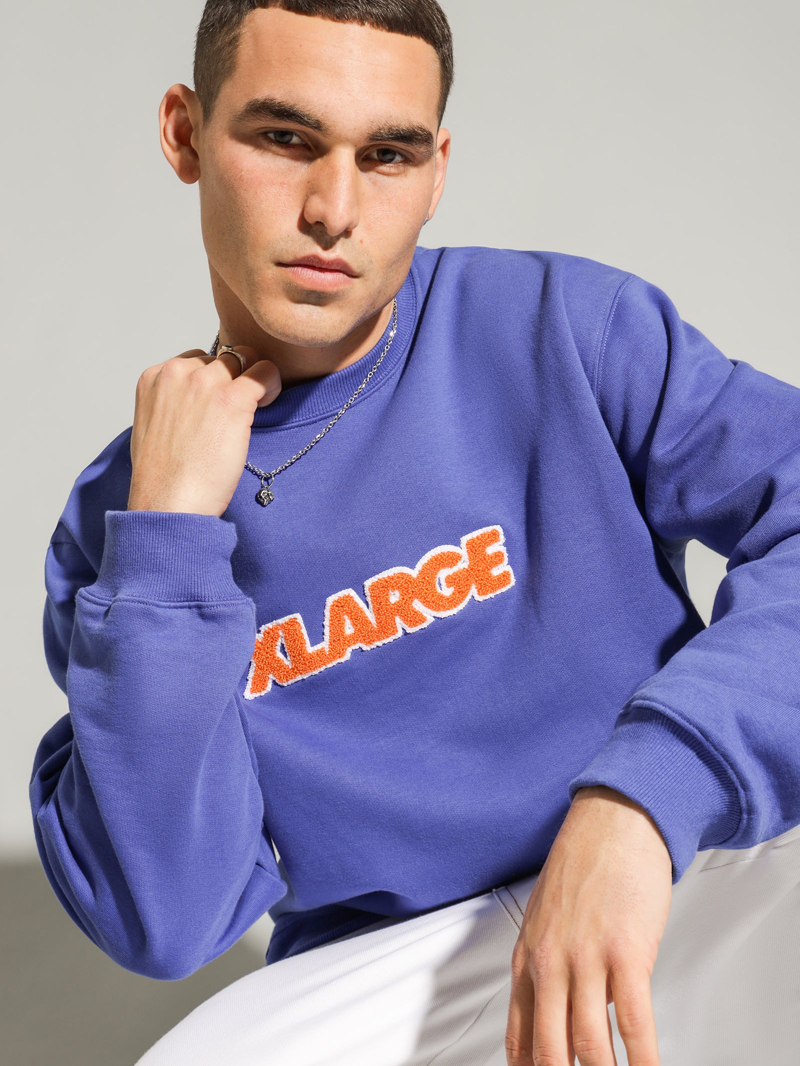 Chenille Text Logo Crew - Image 2