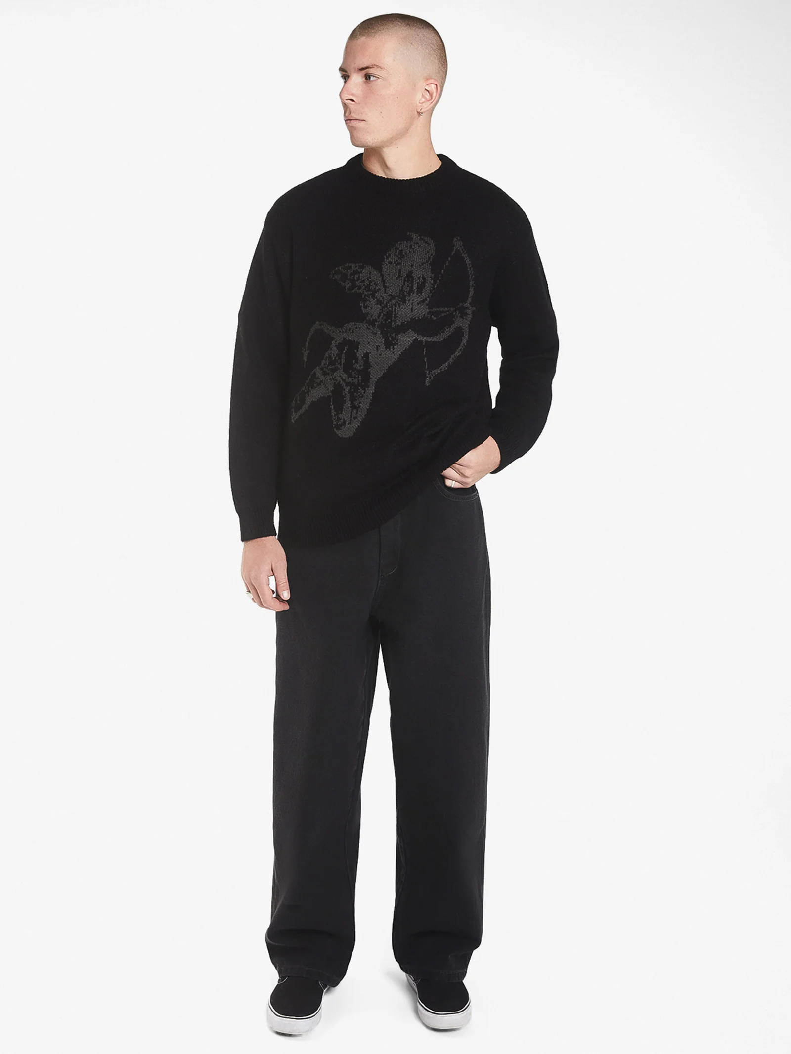 Cherub Brushed Crew Knit - Image 2