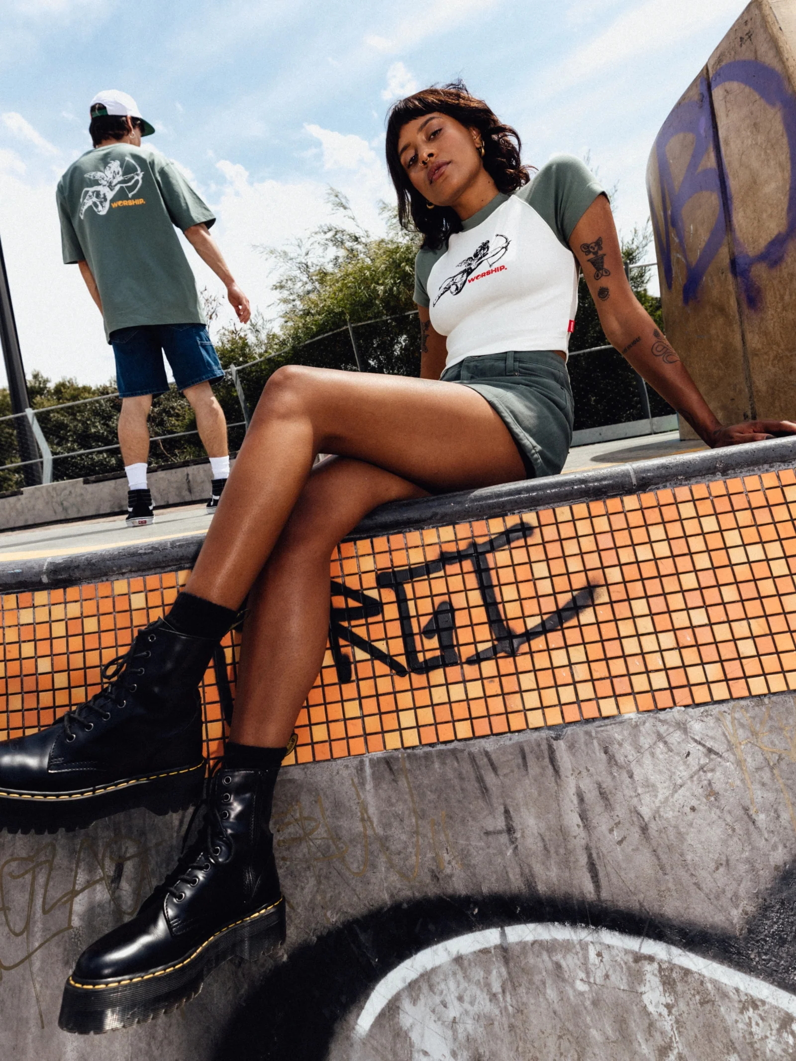 Cherub Raglan Micro T-Shirt - Image 2