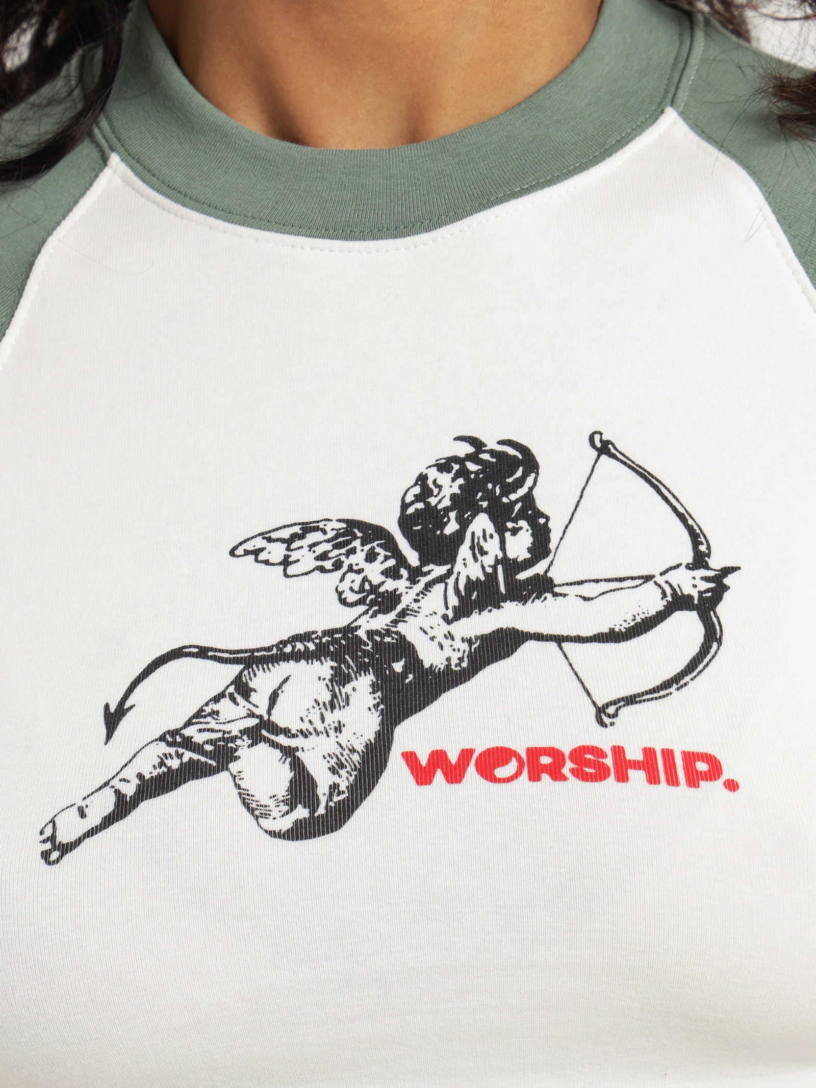 Cherub Raglan Micro T-Shirt - Image 5