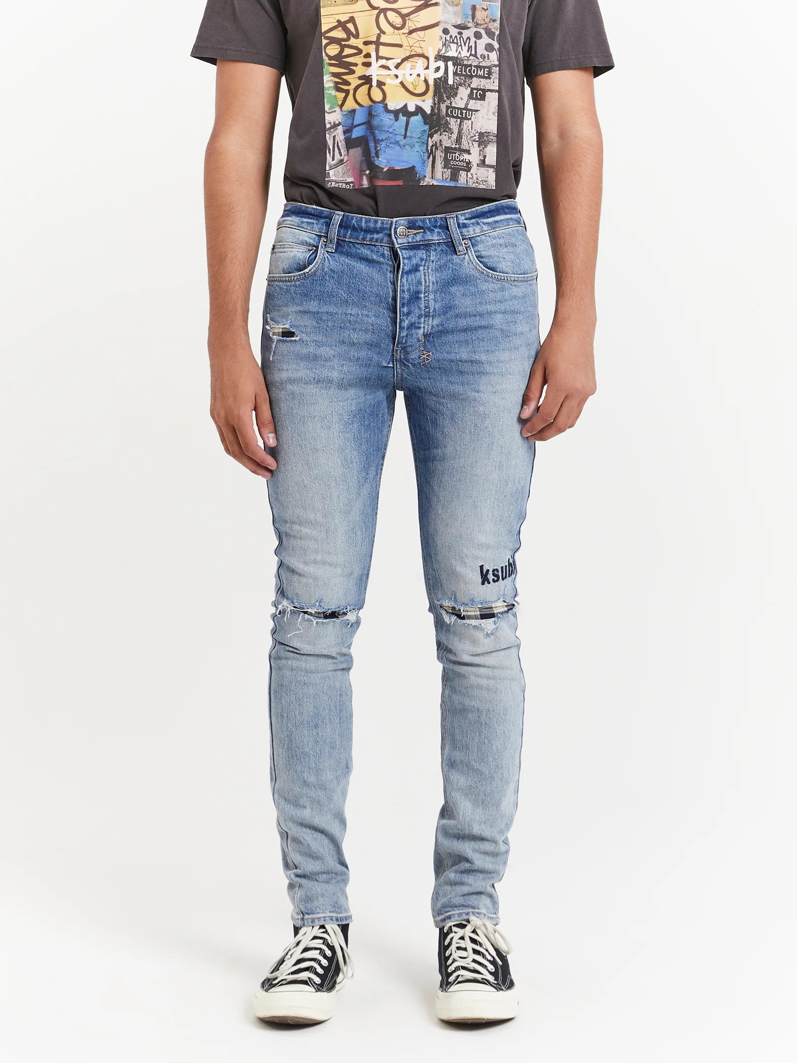 Chitch Self Repair Jeans