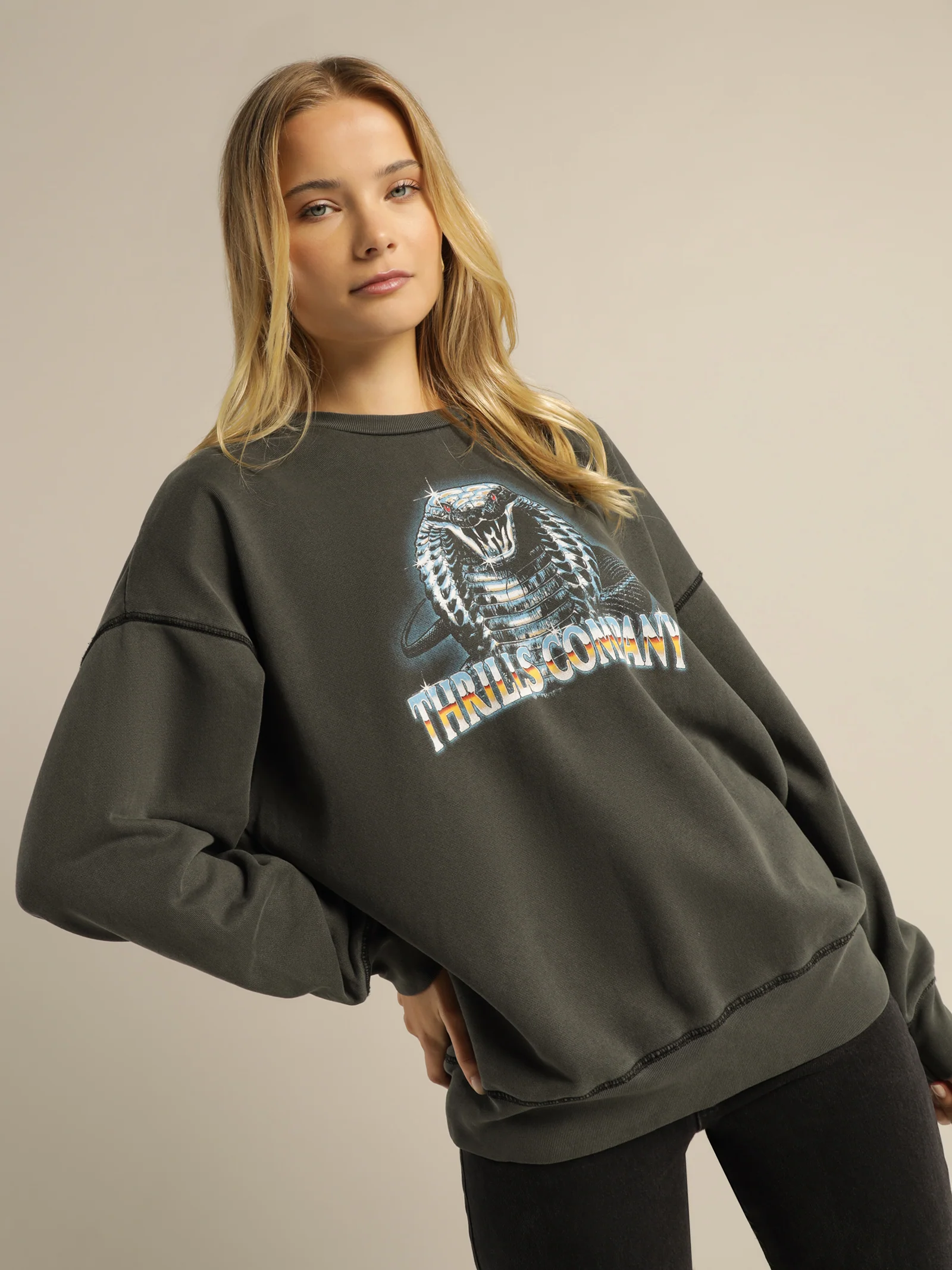 Chrome Cobra Slouch Crew - Image 2