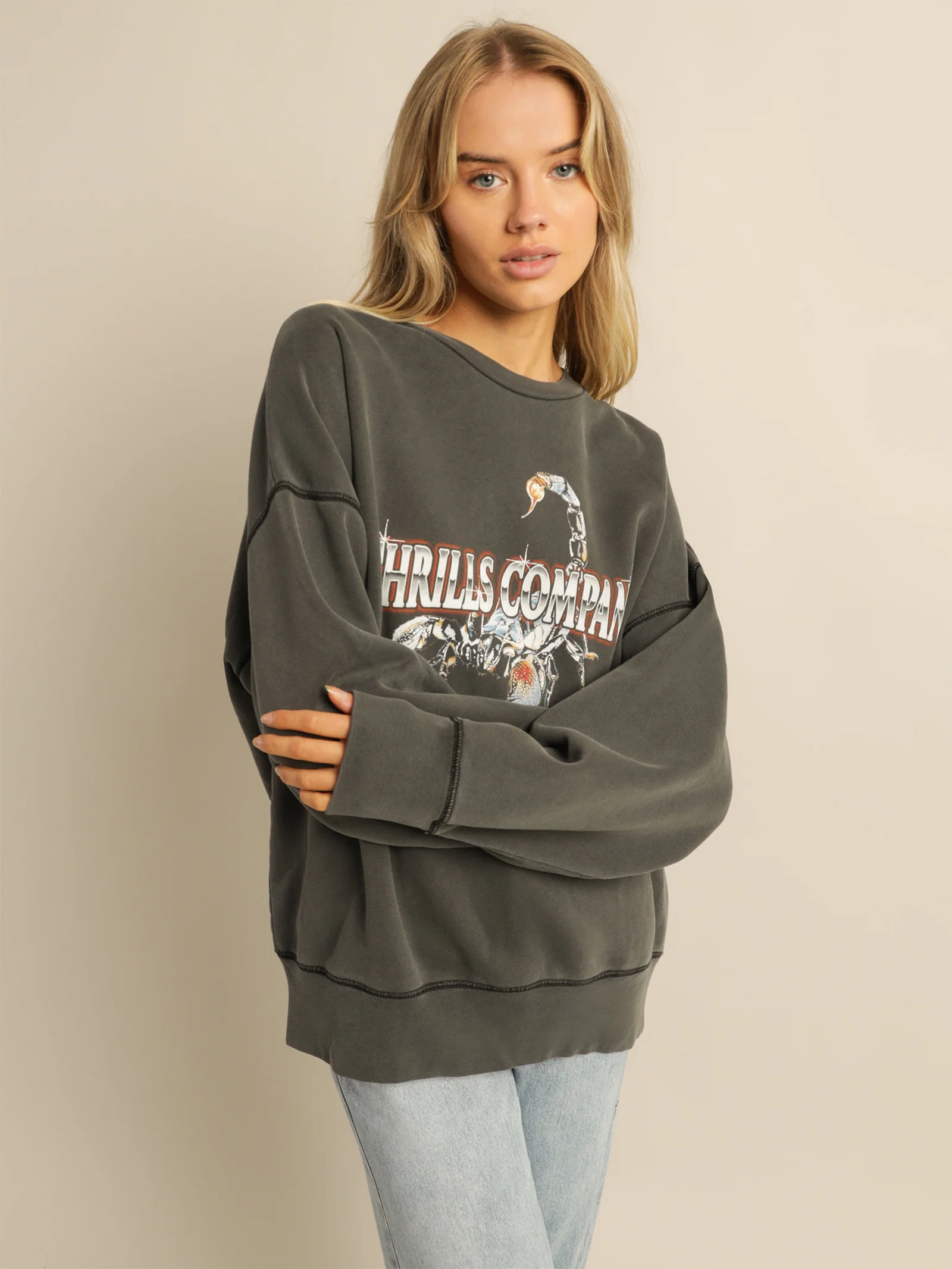 Chrome Scorpion Slouch Crew - Image 3