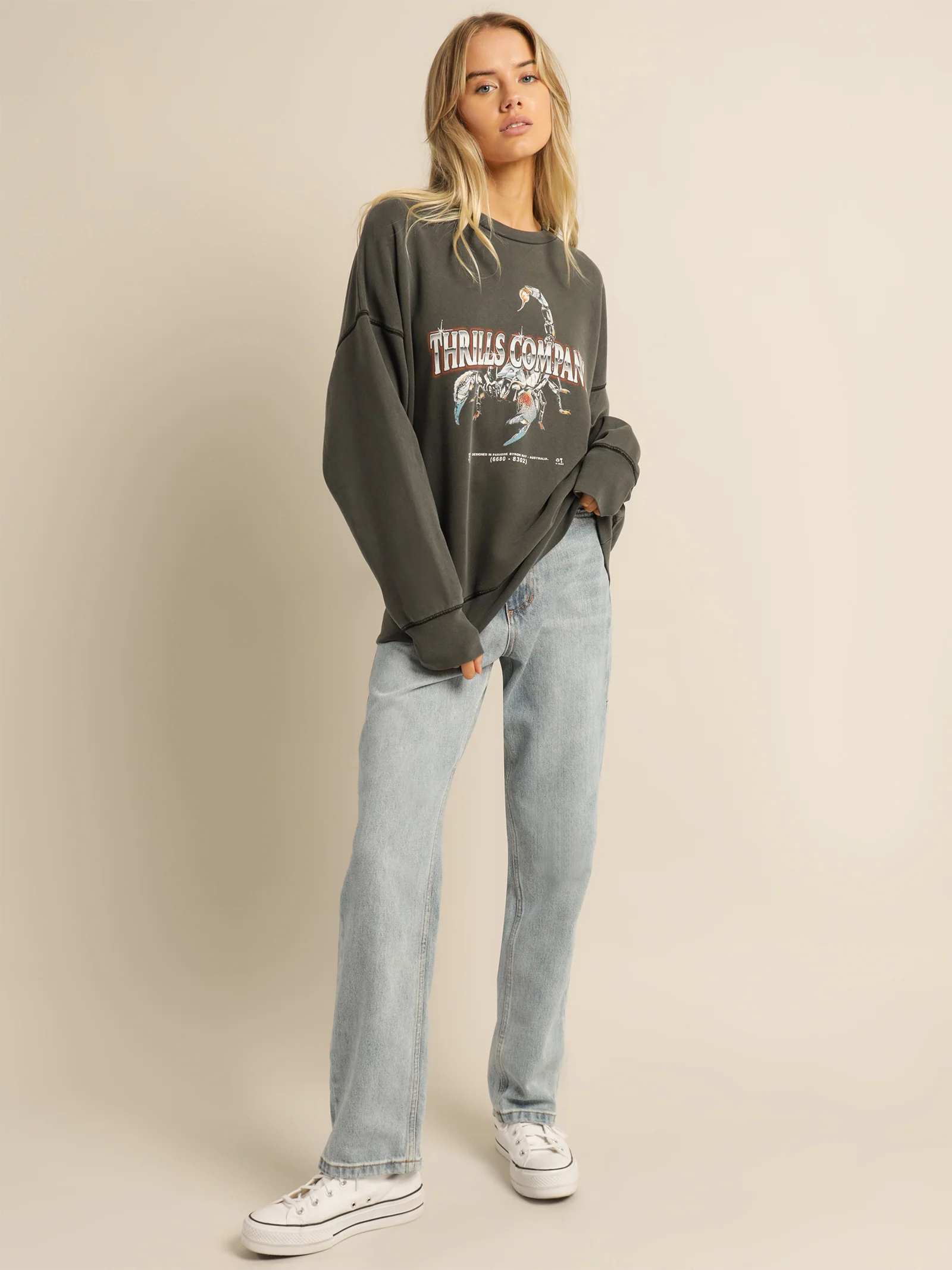 Chrome Scorpion Slouch Crew - Image 4