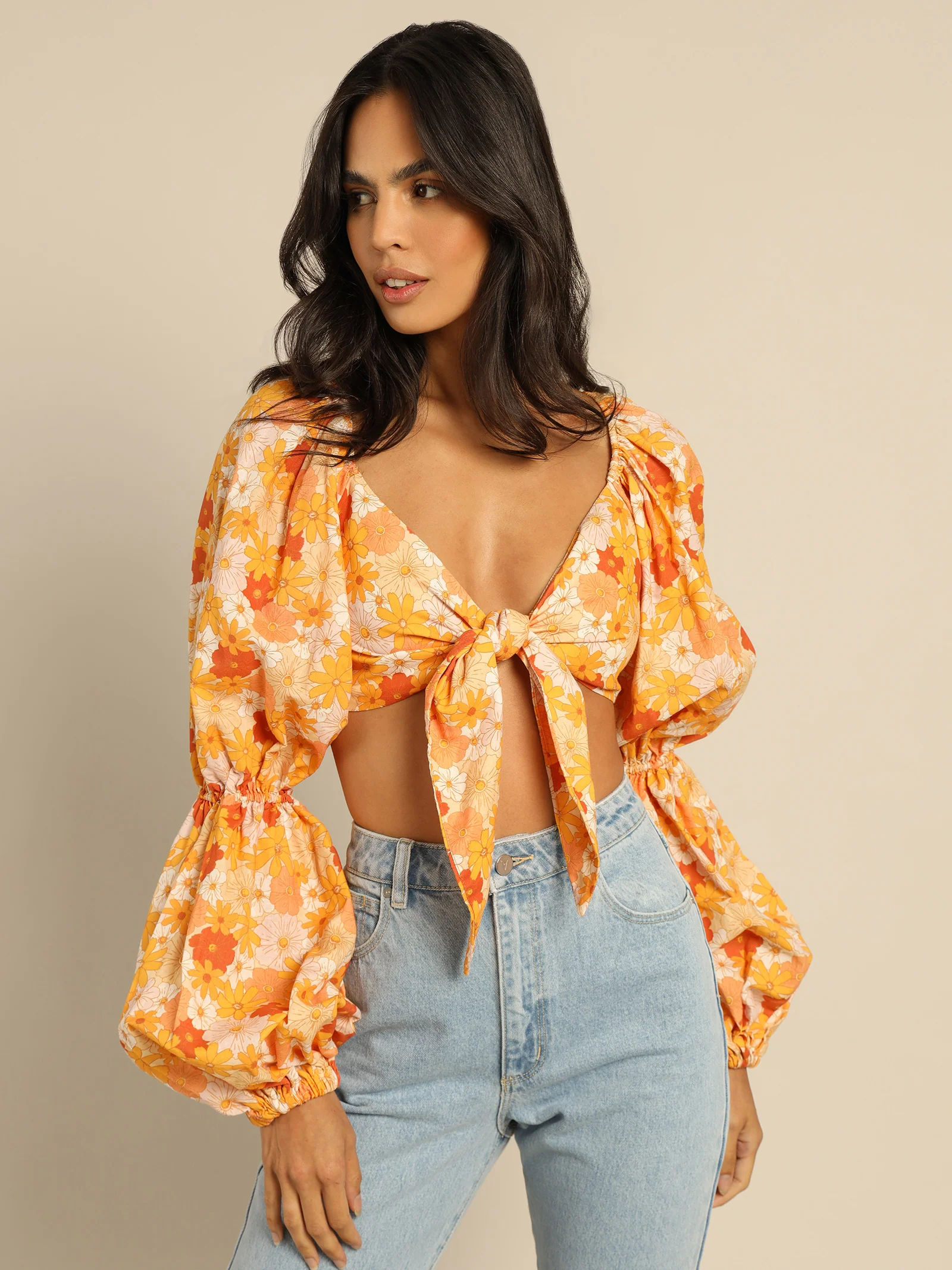 Cindy Tie-Front Shirt - Image 2
