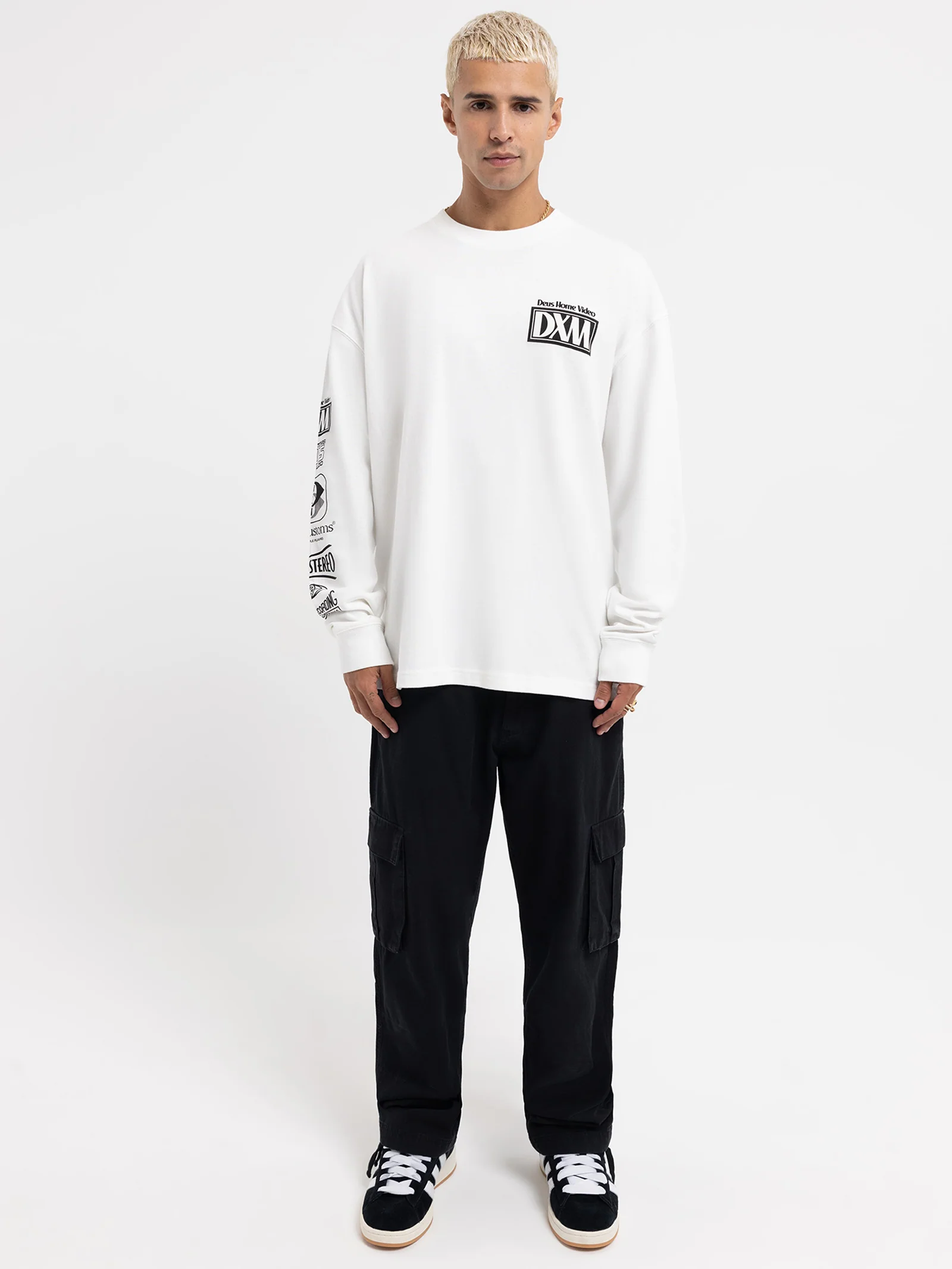 Cinematic Static Long Sleeve T-Shirt - Image 4