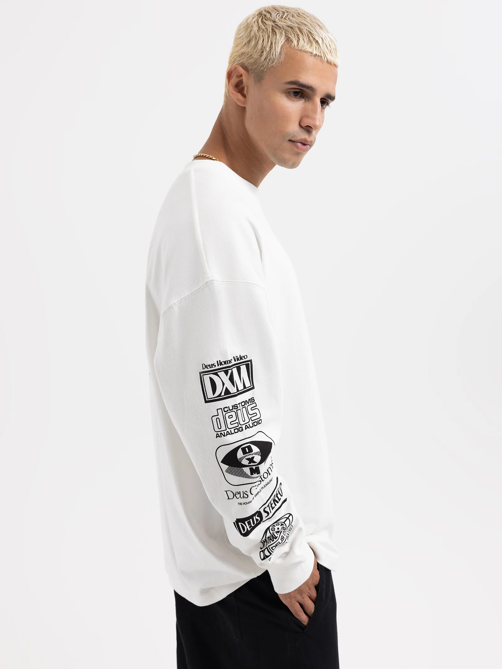 Cinematic Static Long Sleeve T-Shirt - Image 7