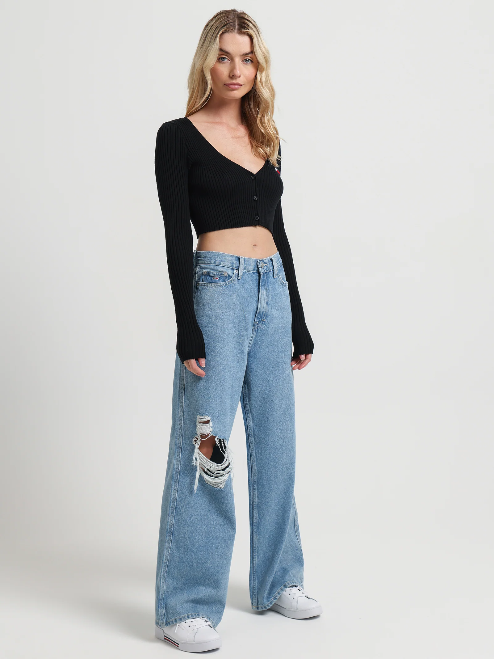 Claire High Rise Wide Leg Jeans - Image 5