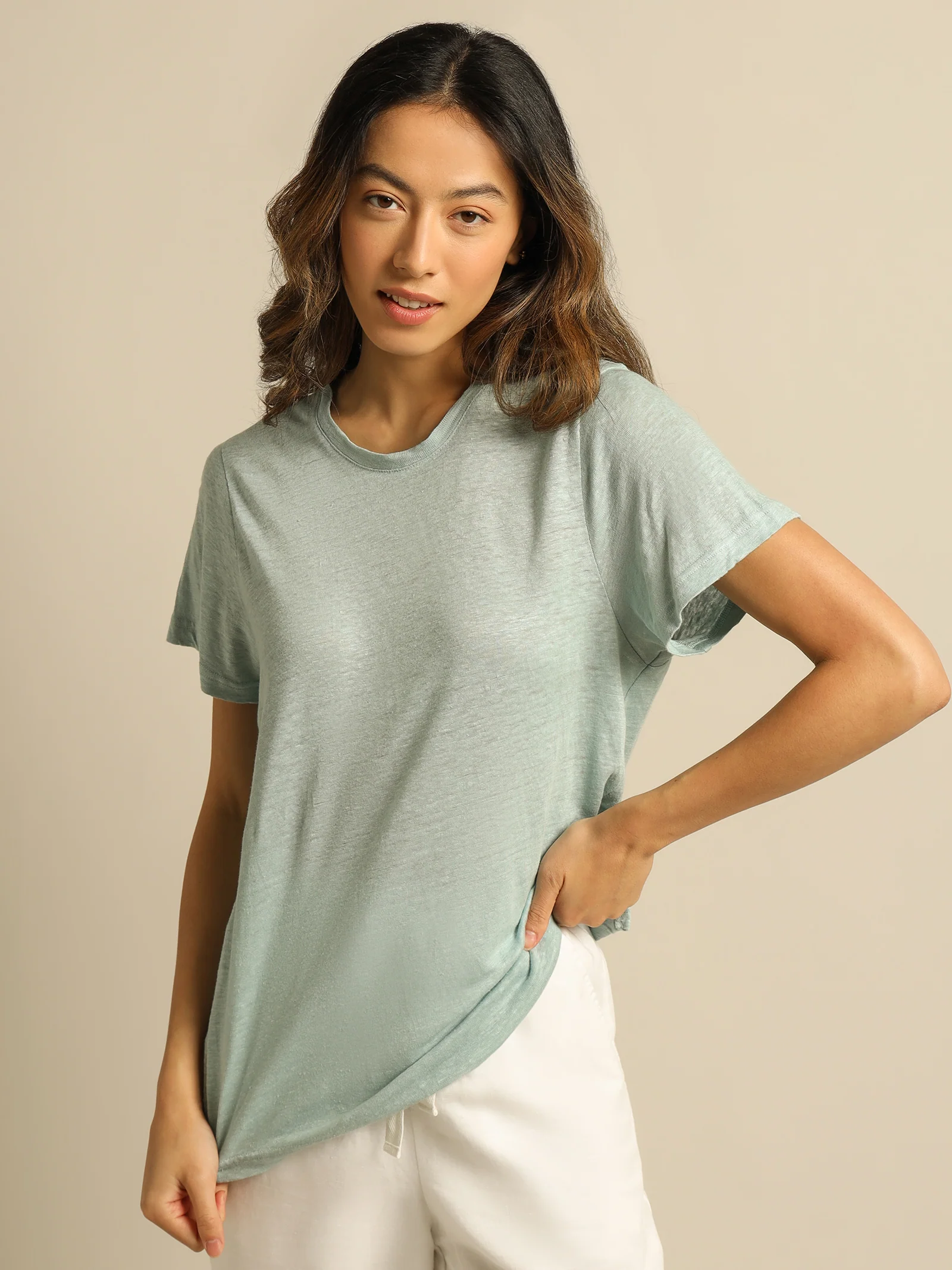 Clara Linen T-Shirt - Image 3