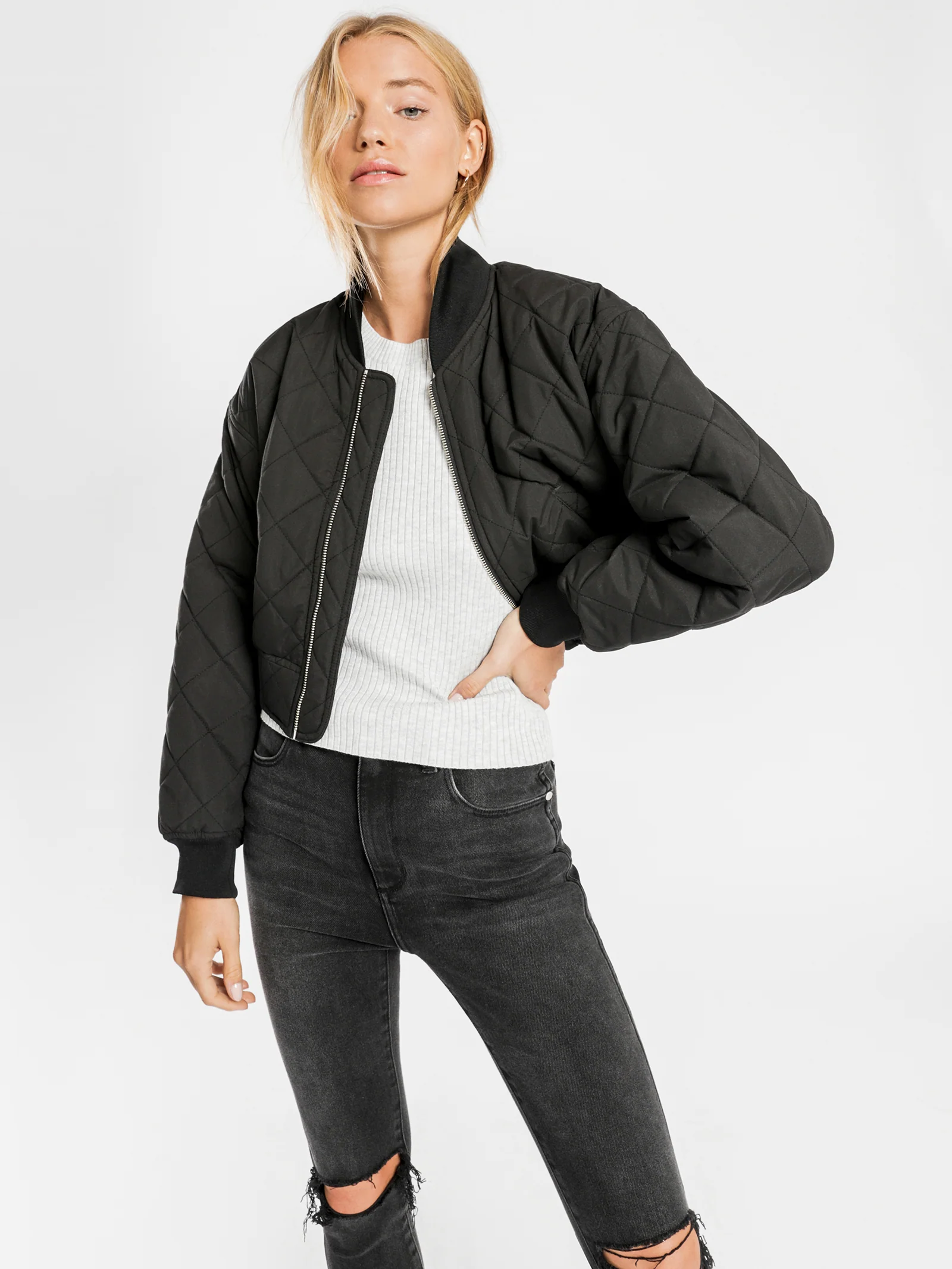 Classic Bomber Jacket - Image 2