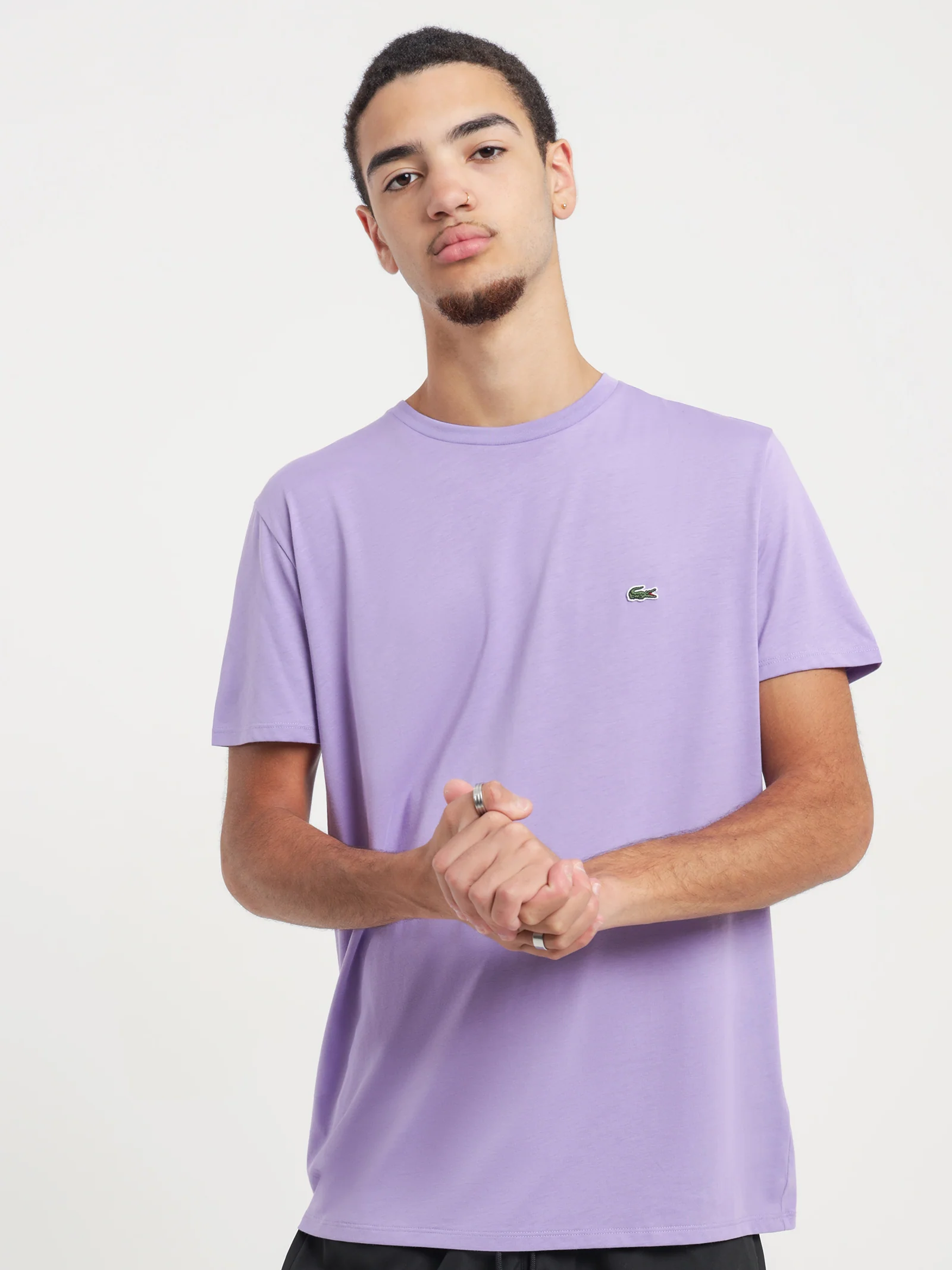 Classic Crew Neck Pima T-Shirt - Image 4
