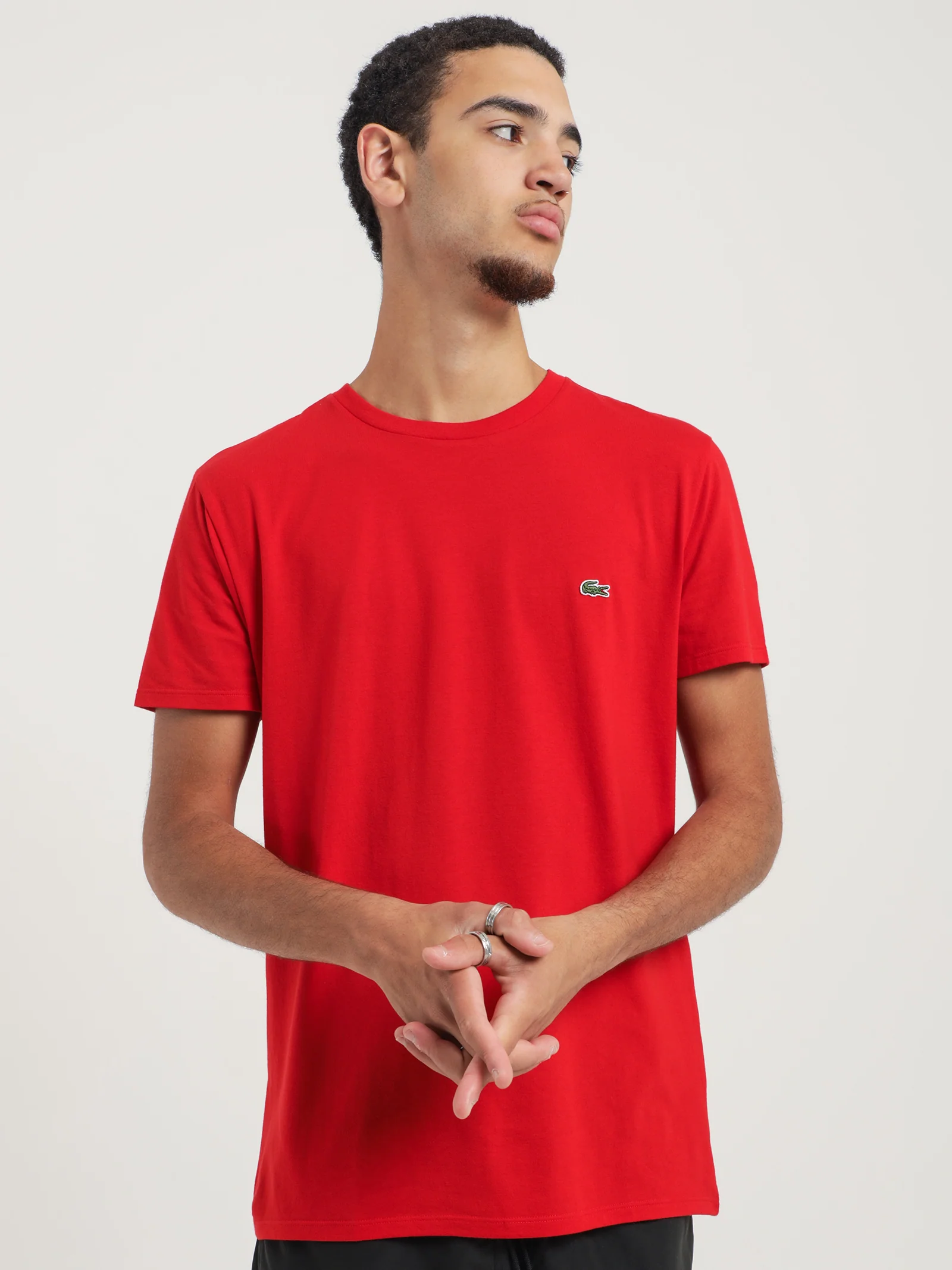 Classic Crew Neck Pima T-Shirt - Image 3