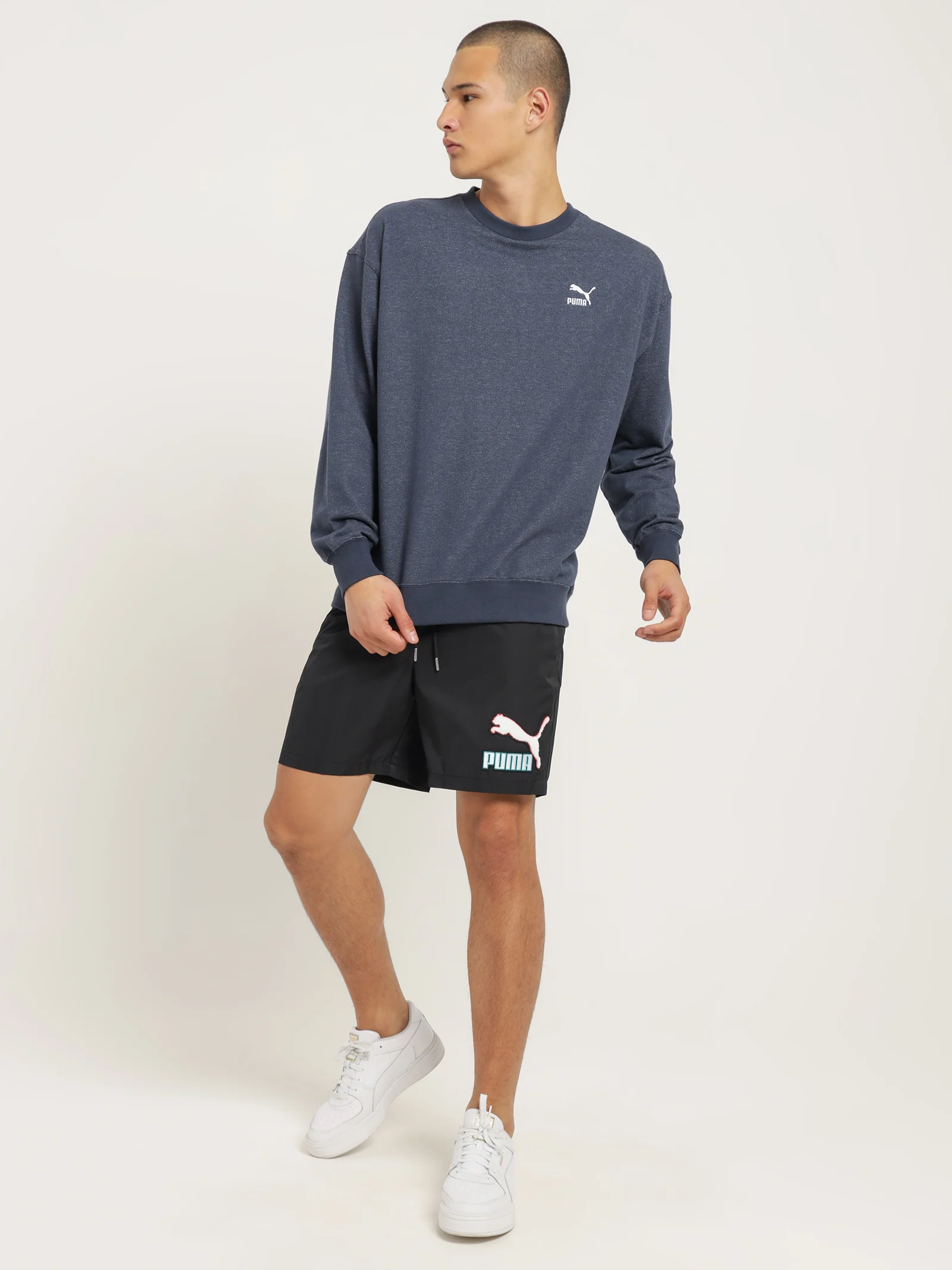 Classic Denim Crew Fleece - Image 3