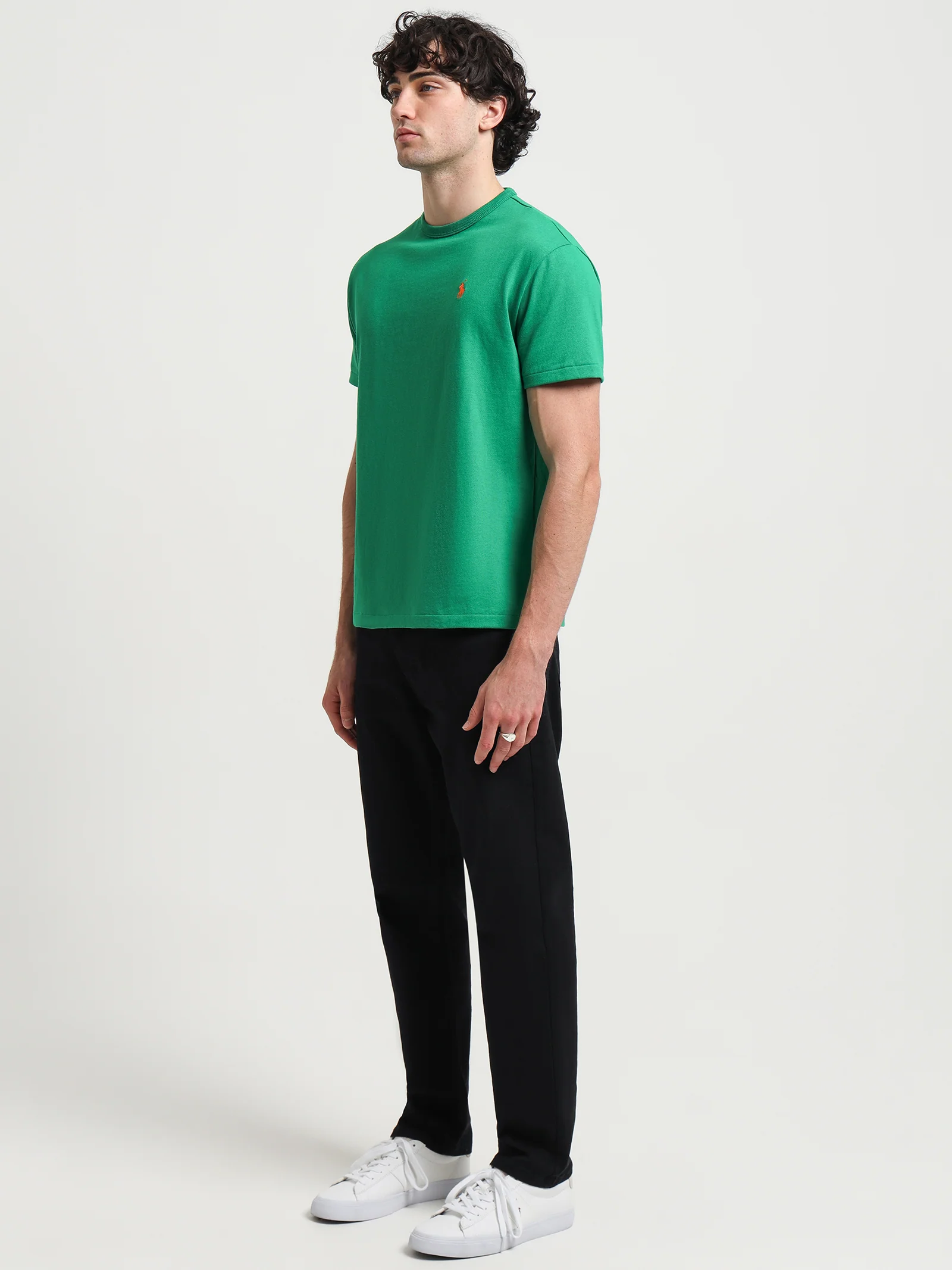 Classic Fit Jersey Crew Neck T-Shirt - Image 3