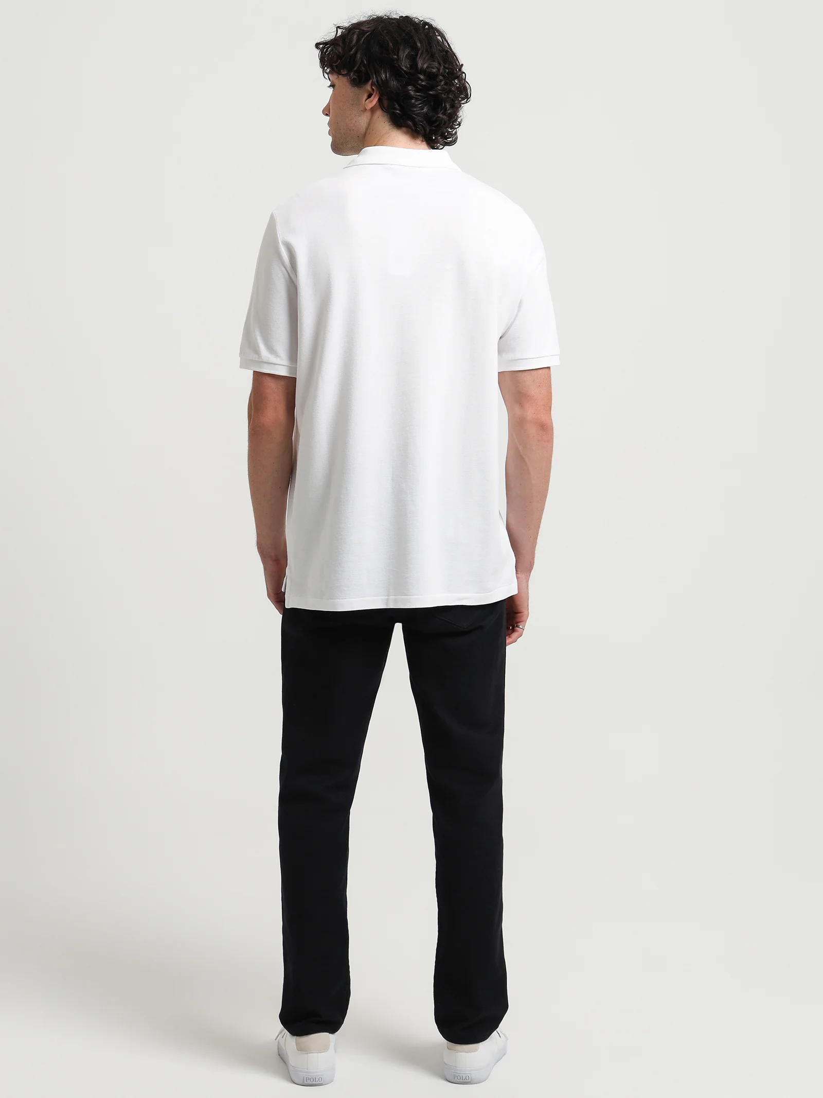 Classic Fit Mesh Polo - Image 5