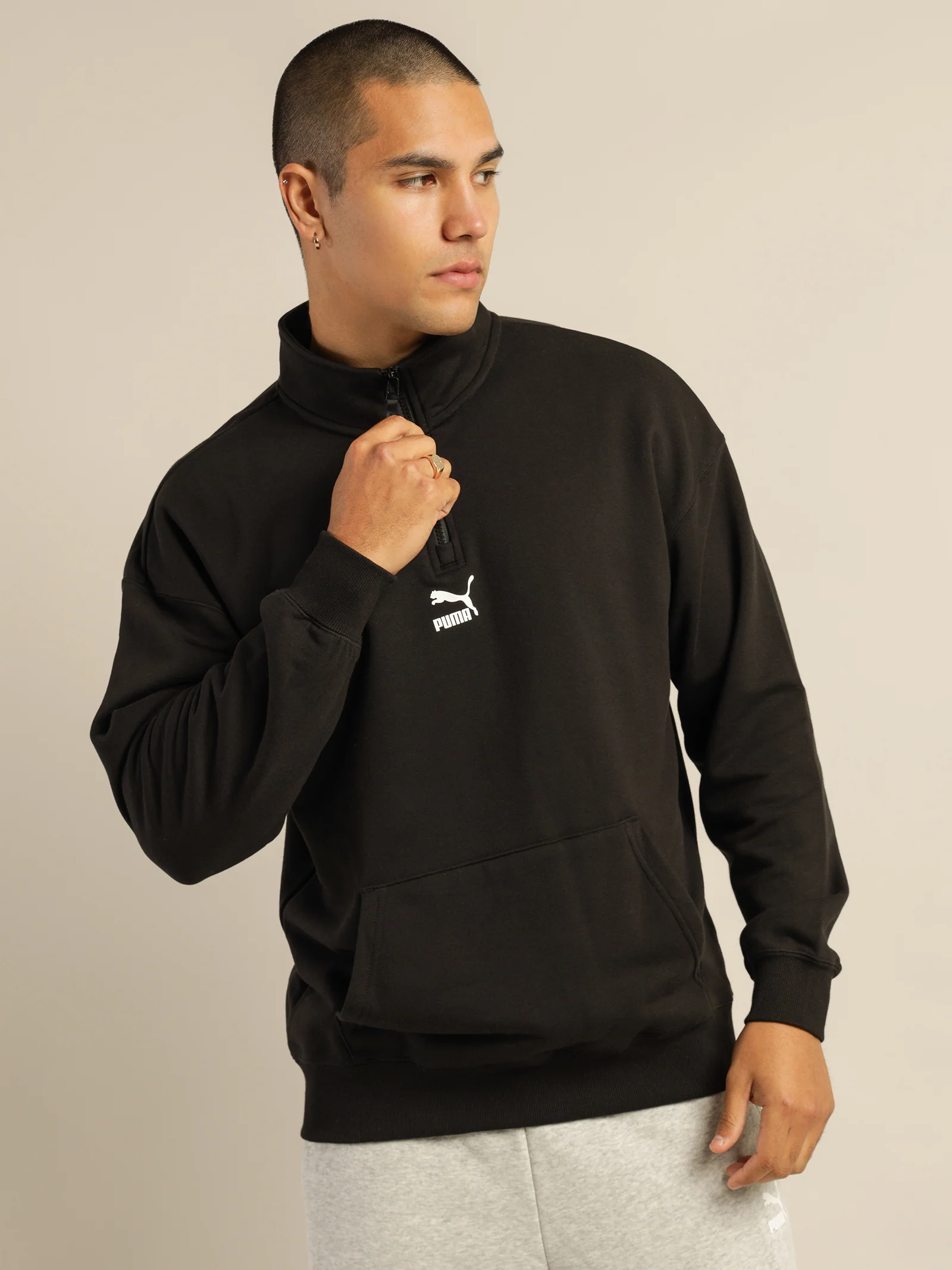 Classic Half Zip Sweatshirt - Image 3