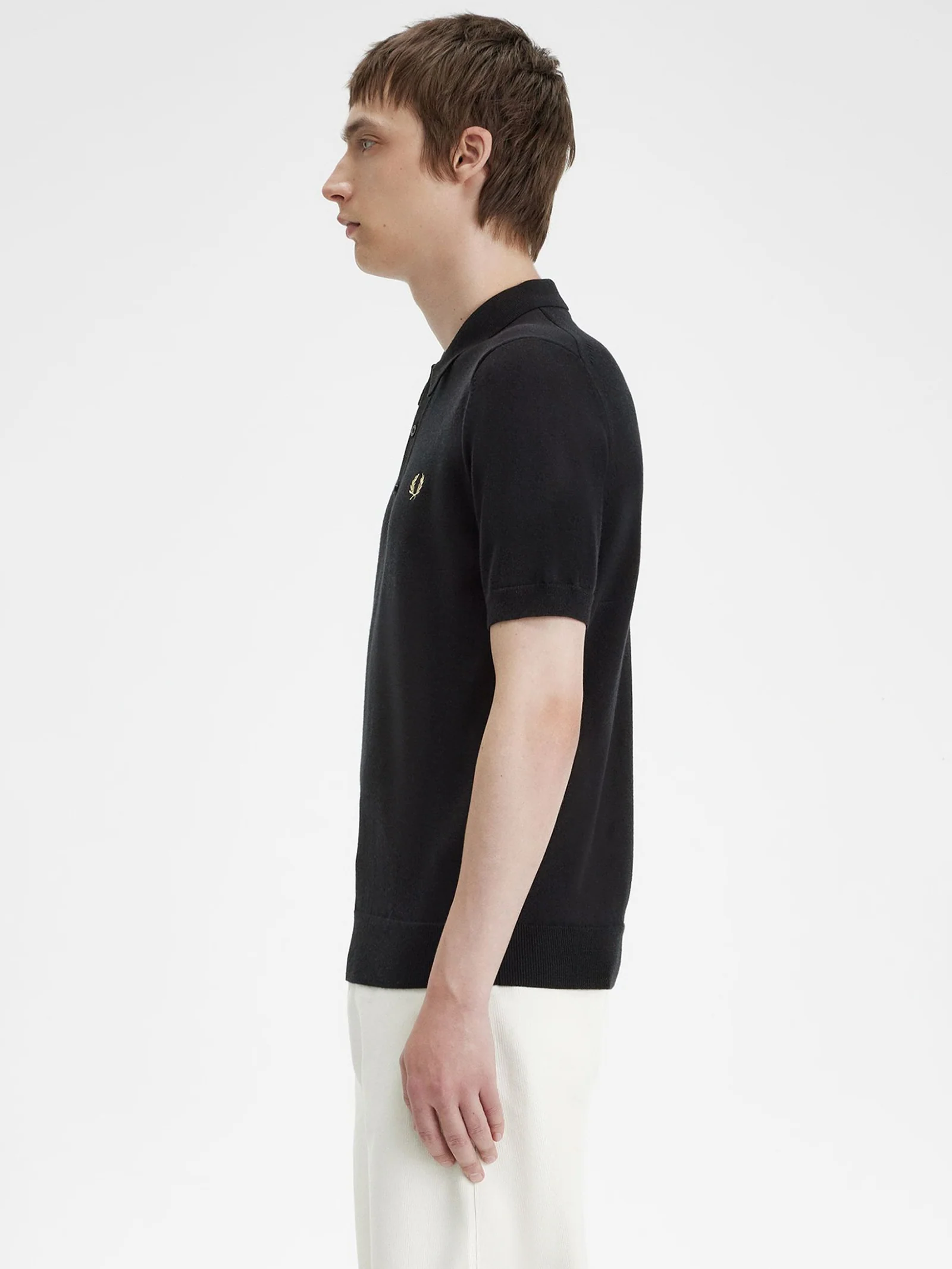 Classic Knitted Polo Shirt - Image 3