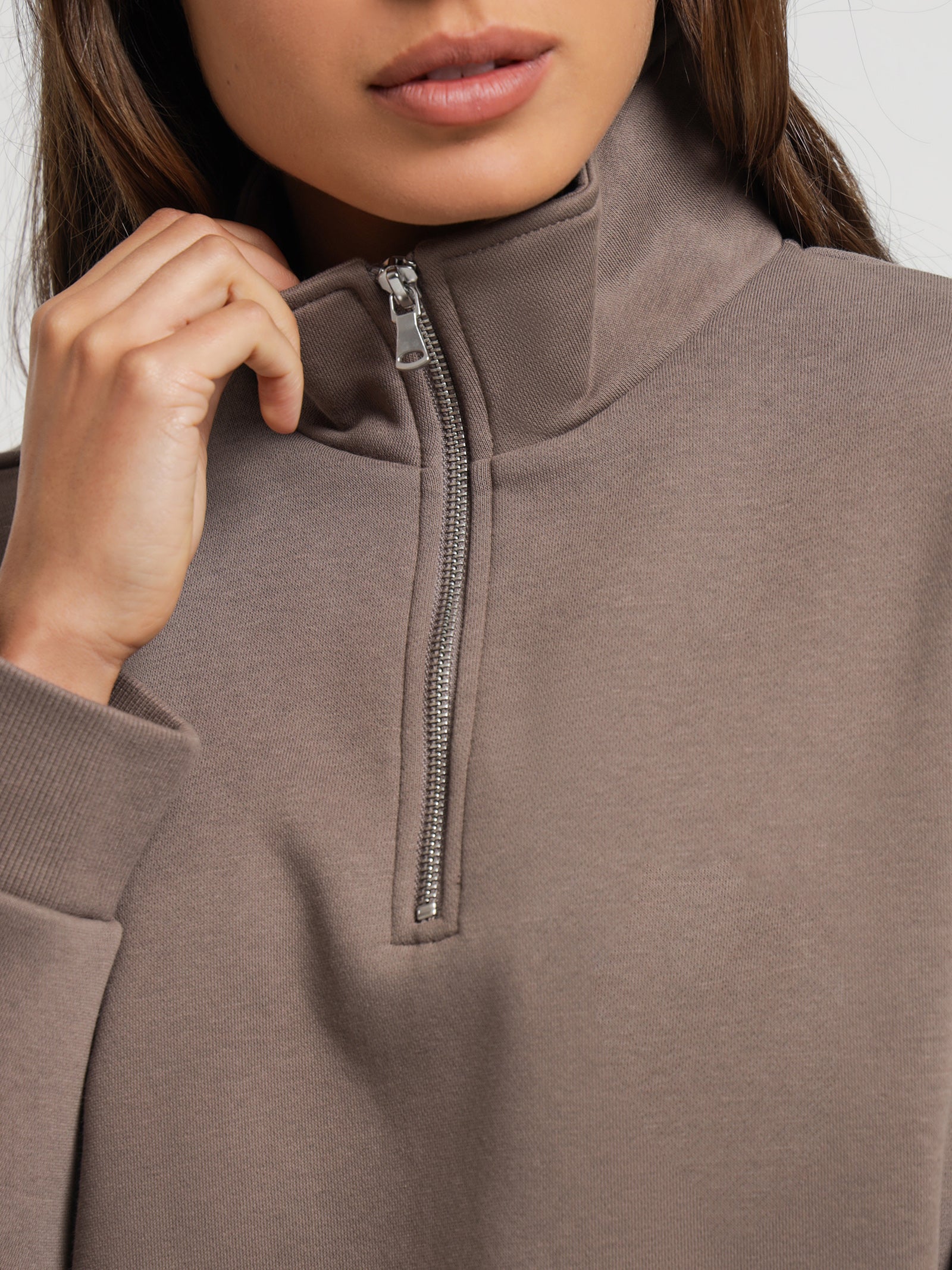 Classic Zip Front Sweater - Image 3