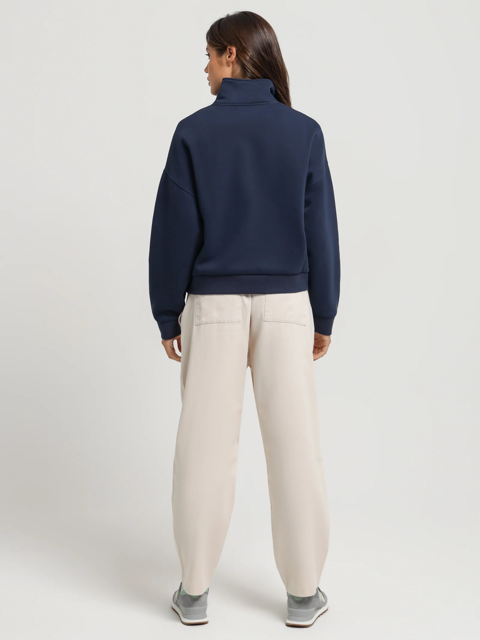 Classic Zip Front Sweater - Image 5