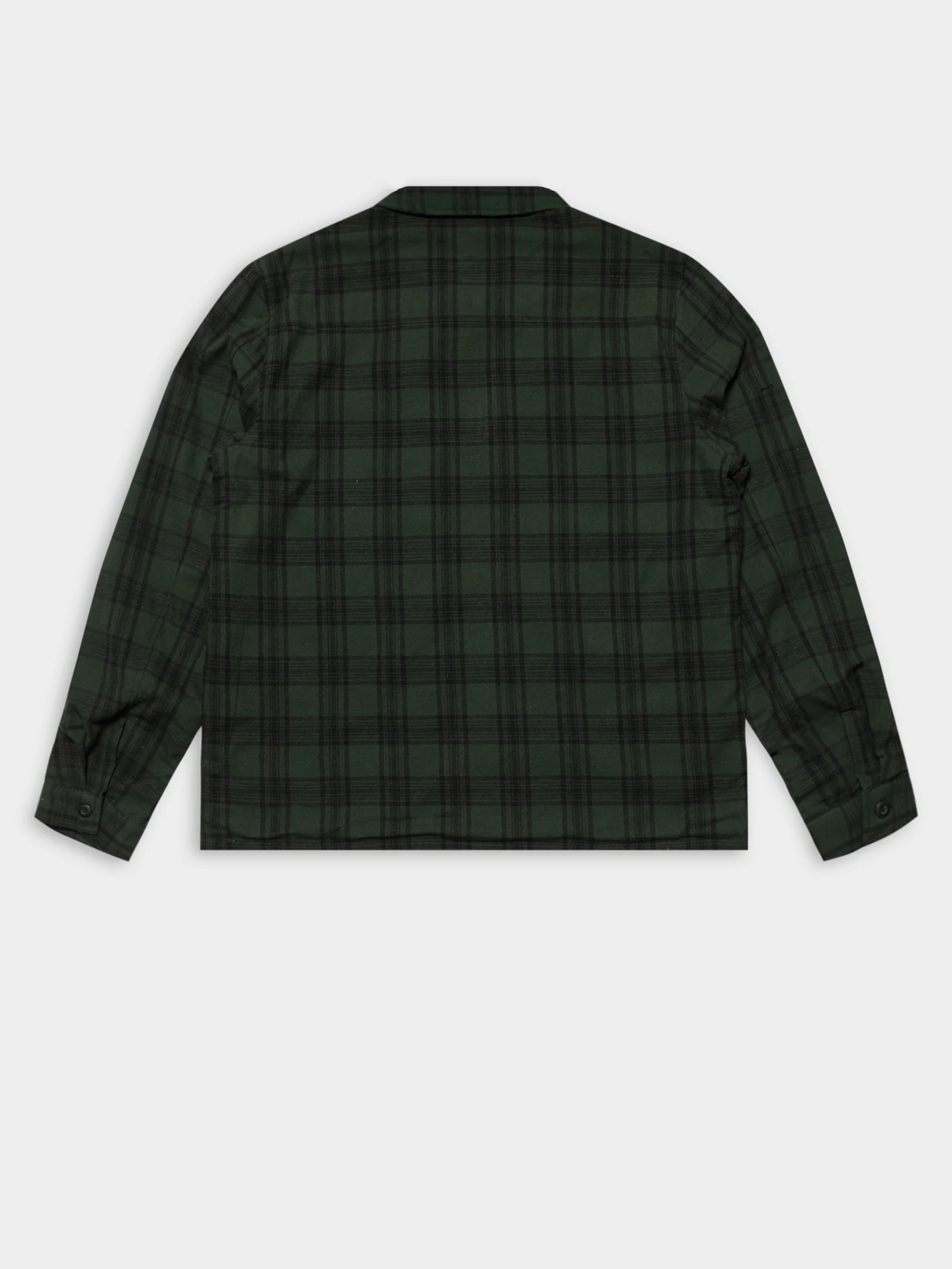 Classic Zip Up Plaid Shirt Jacket - Image 8